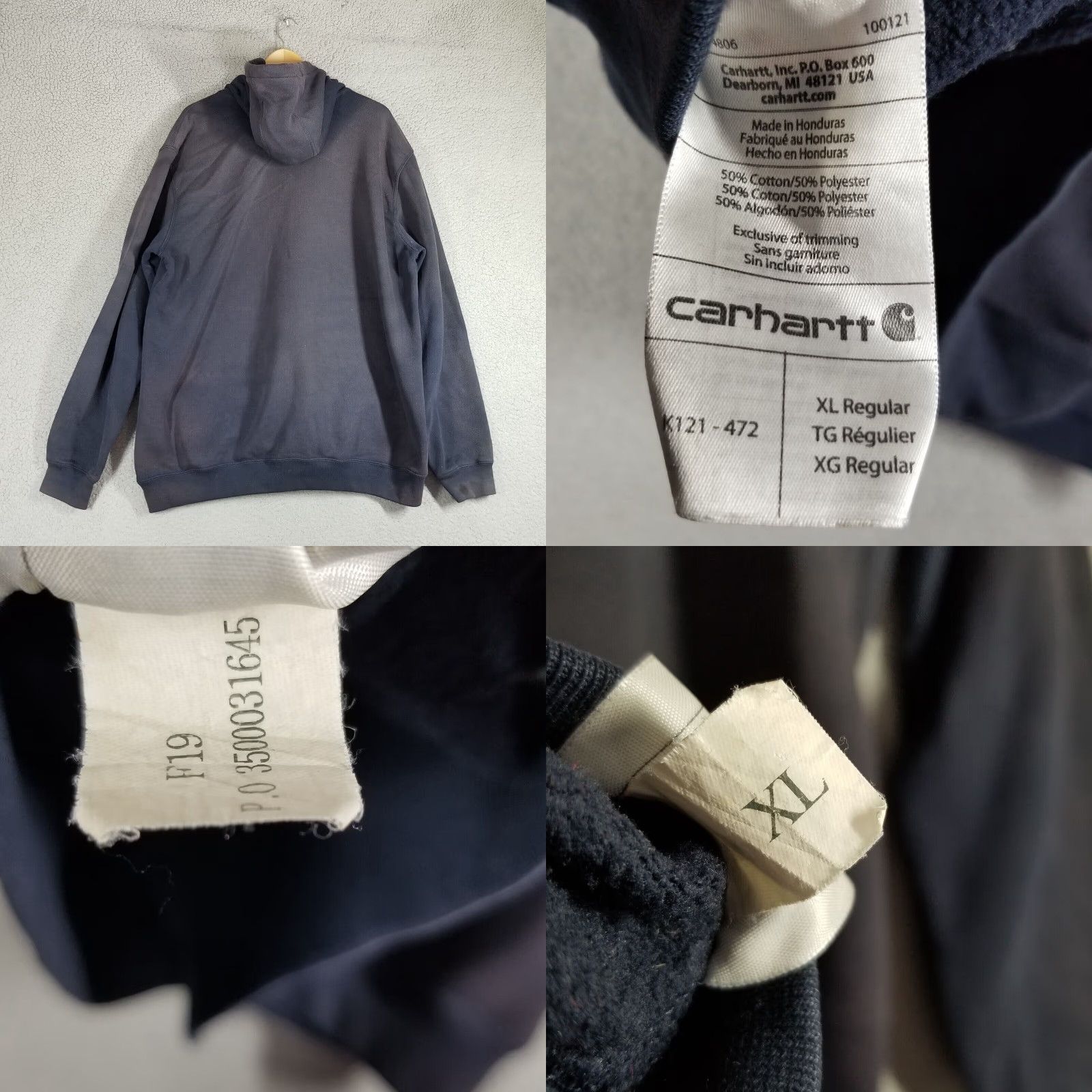 Carhartt Carhartt Hoodie Mens XL Kennewick Washington Blue Workwear Sweater Size US XL / EU 56 / 4 - 8 Thumbnail