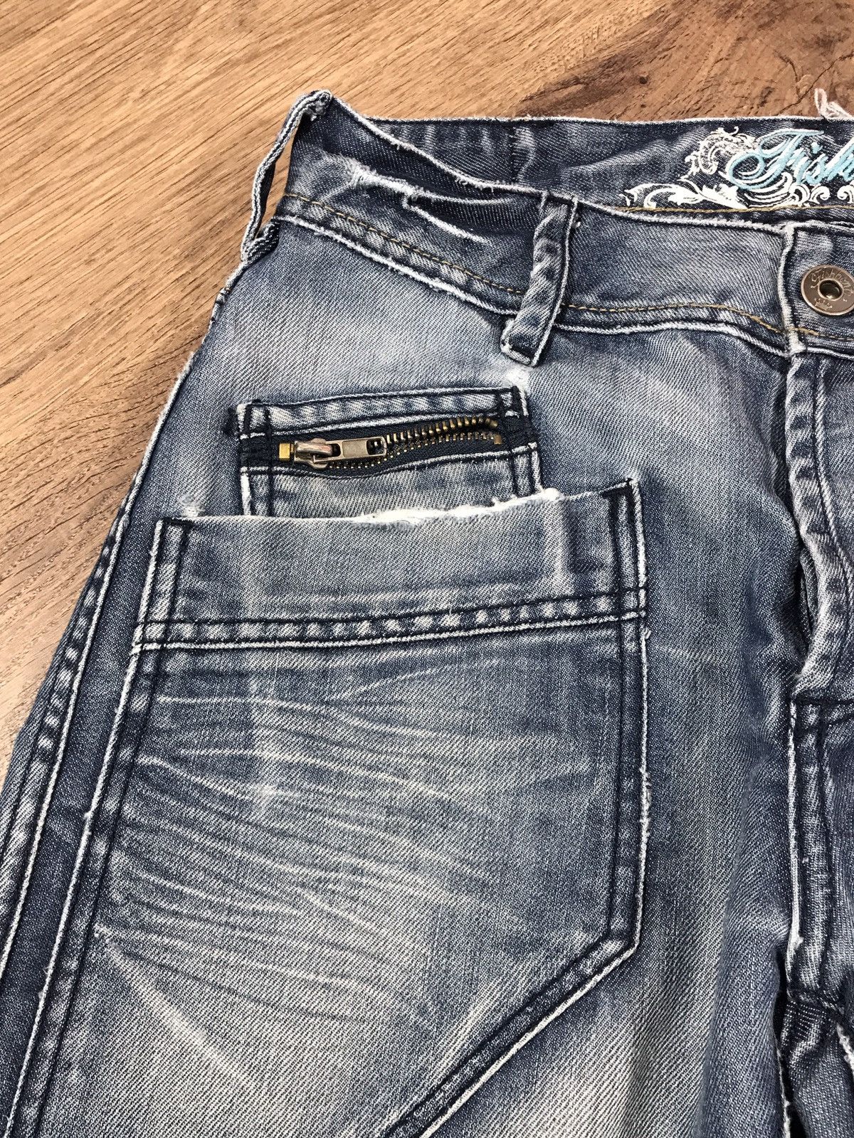 Japanese Brand × Vintage Vintage Distressed Denim Pants Jeans Size US 31 - 4 Thumbnail