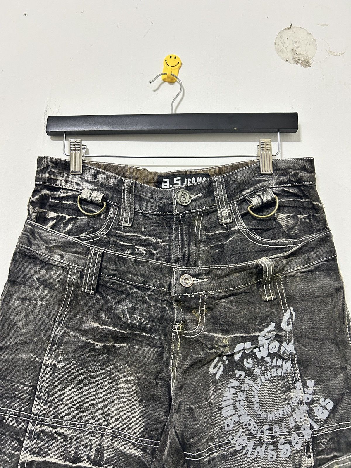 If Six Was Nine × Japanese Brand × Le Grande Bleu (L.G.B.) Vintage Japan Denim Cargo like PPFM Ifsixwasnine punk style Size US 31 - 7 Thumbnail