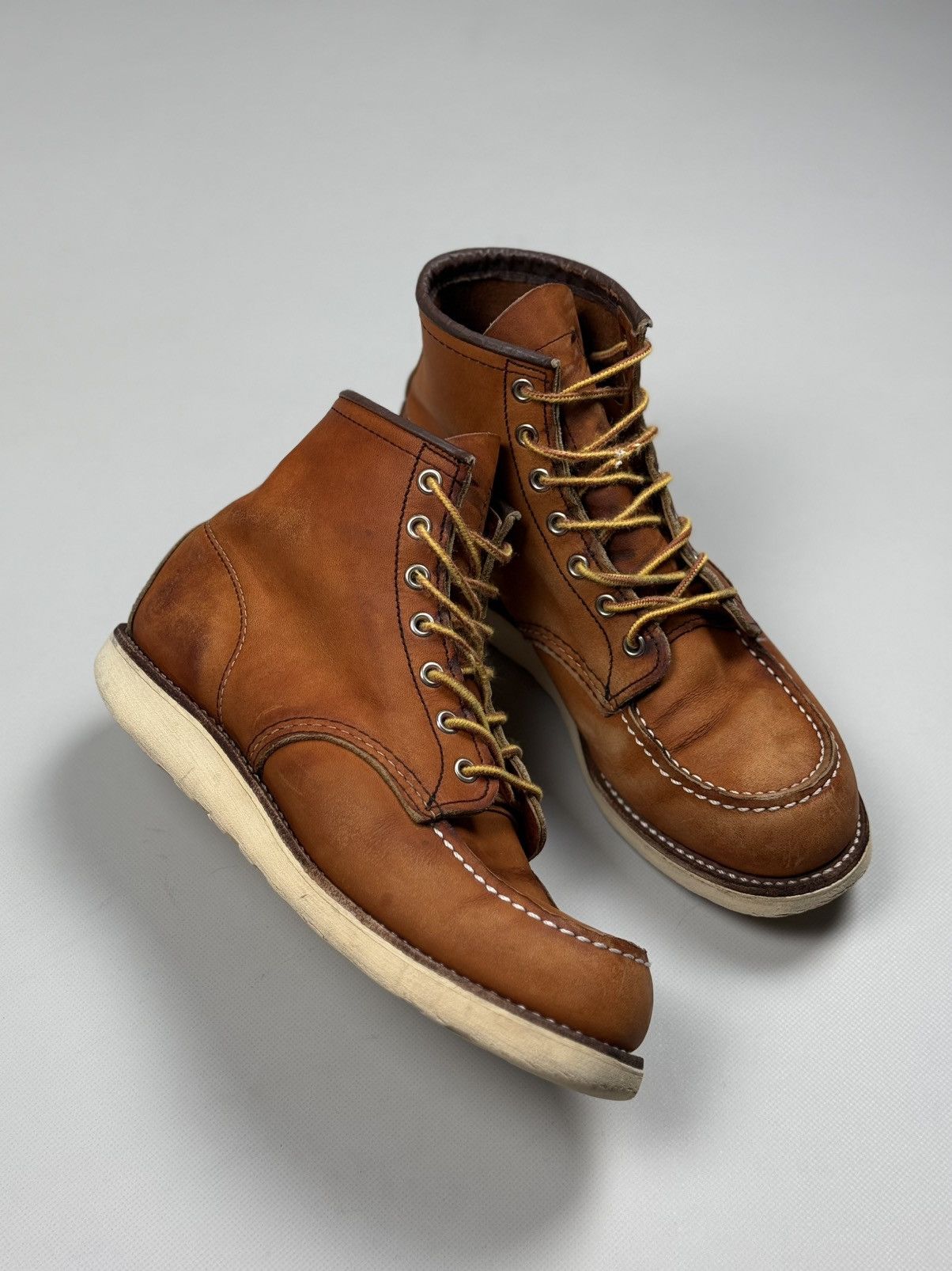Red Wing Red Wing Shoes Vintage Leather Moc Toe Boots Size US 8.5 Size US 8.5 / EU 41-42 - 6 Thumbnail
