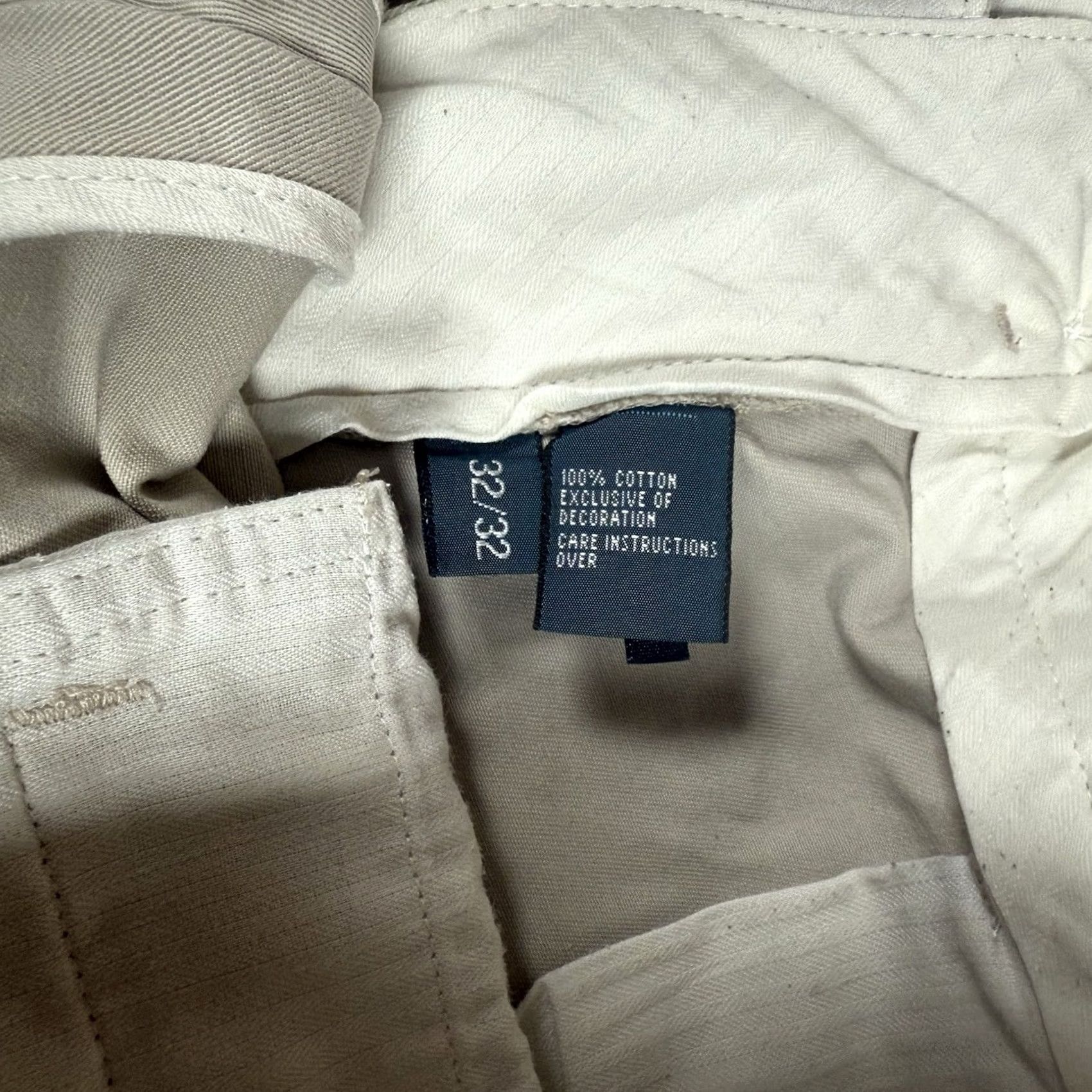 Polo Ralph Lauren VINTAGE Polo Ralph Lauren Preston Pants Mens 32x32 Khaki Straight Leg Classic Polo Ralph Lauren Andrew Chino USA 32 Beige Mens Size US XS / EU 42 / 0 - 6 Thumbnail