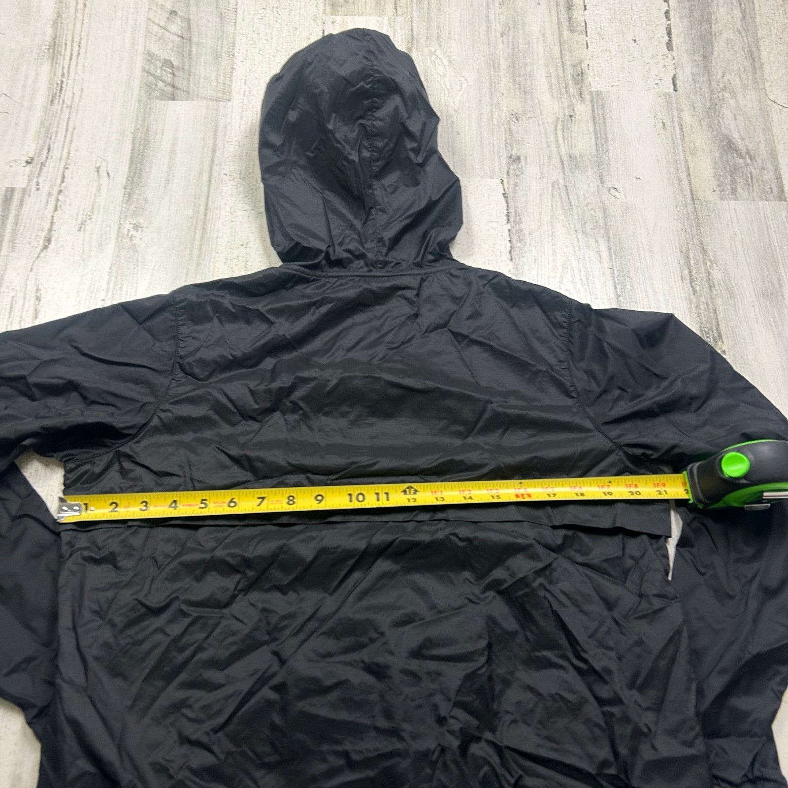 Champion Champion Anorak Black Hooded Spellout Windbreaker Jacket Size XL / US 12-14 / IT 48-50 - 7 Thumbnail