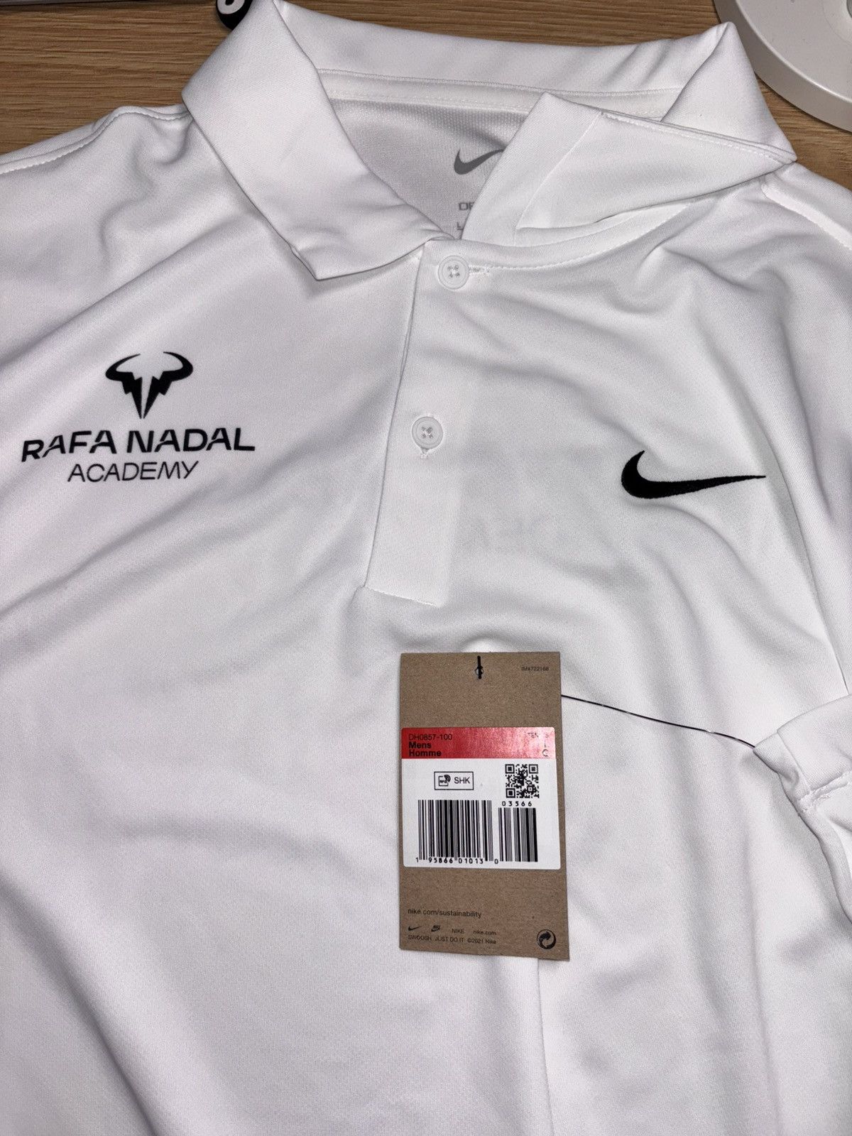 Nike T-Shirt with collar Nike Rafa Nadal (New with tag) Size US L / EU 52-54 / 3 - 2 Thumbnail