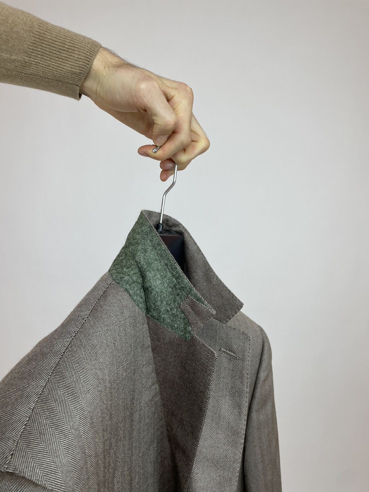 Designer × SCABAL SCABAL Cashmere Blazer one button Mens size 56R Size 46R - 20 Thumbnail