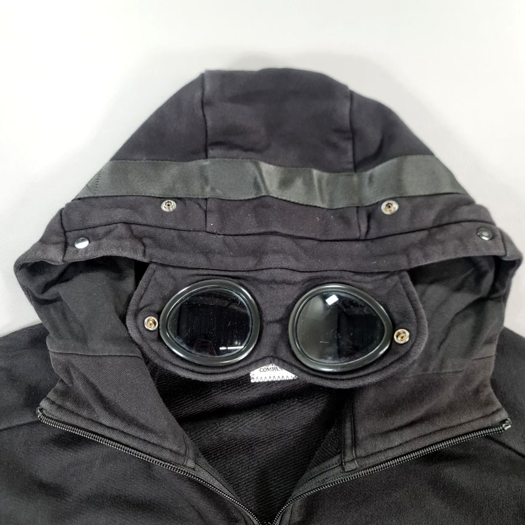 Vintage CP Company Goggle Lens Hoodie Mens Black Small Zip Full Zip Cotton Size US S / EU 44-46 / 1 - 3 Thumbnail