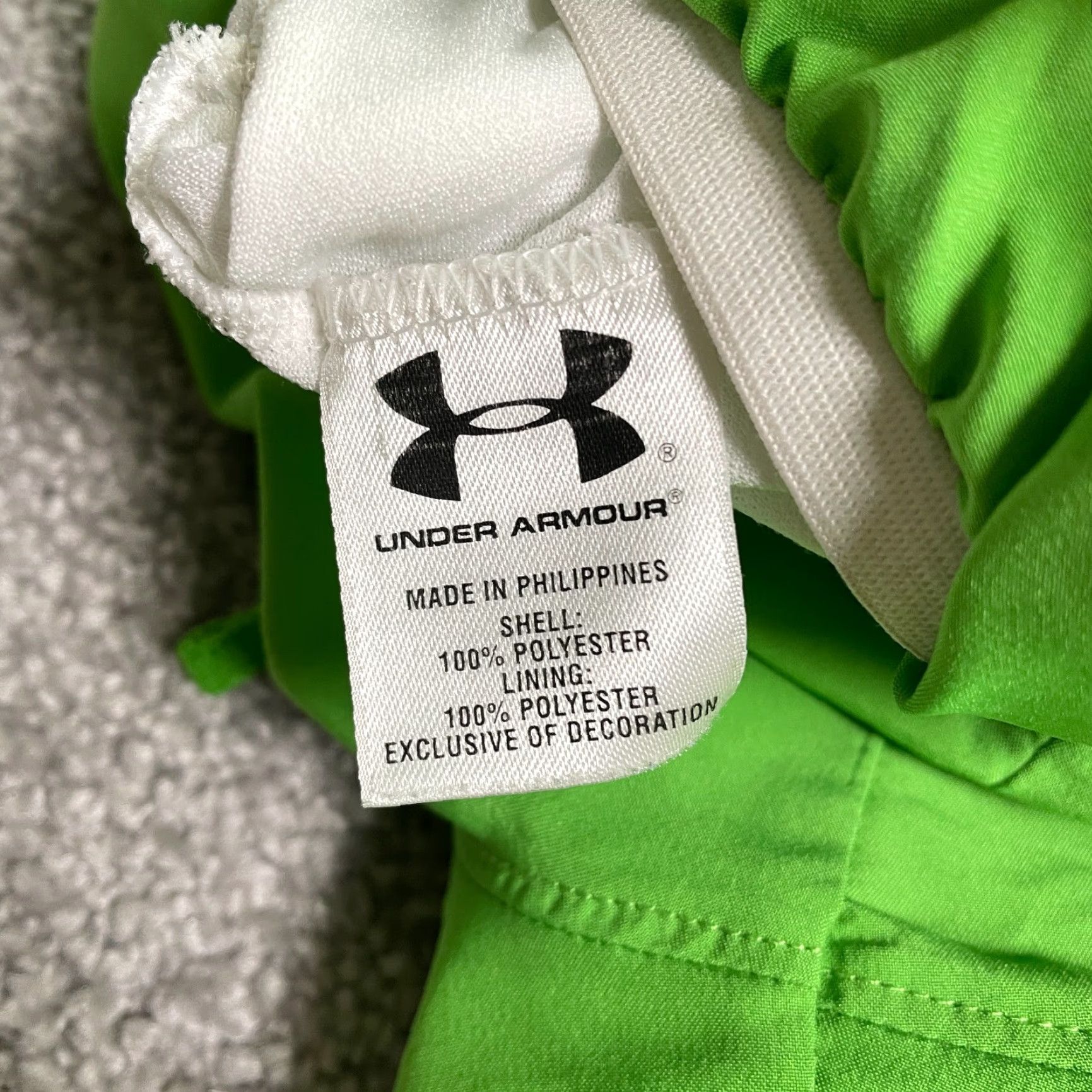 Under Armour Under Armour Loose Active Shorts Womens M Green Drawstring Athletic 28x3 Size 28" / US 6 / IT 42 - 7 Thumbnail
