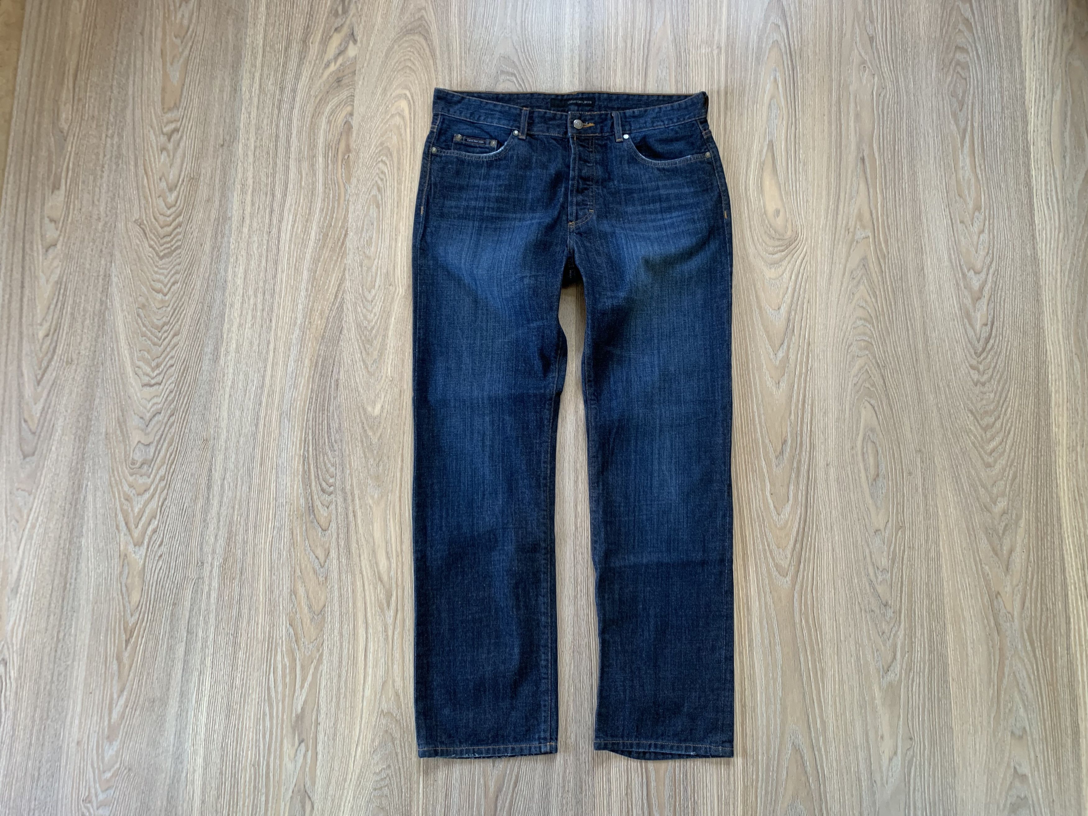 Calvin Klein × Denime Calvin Klein Blue Denim Jeans Size US 34 / EU 50 - 1 Thumbnail