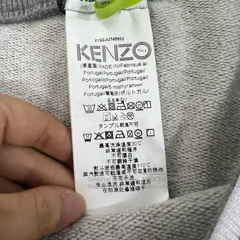 Kenzo KENZO Grey Cotton Summer Skirt for Women . Size 28" / US 6 / IT 42 - 4 Thumbnail