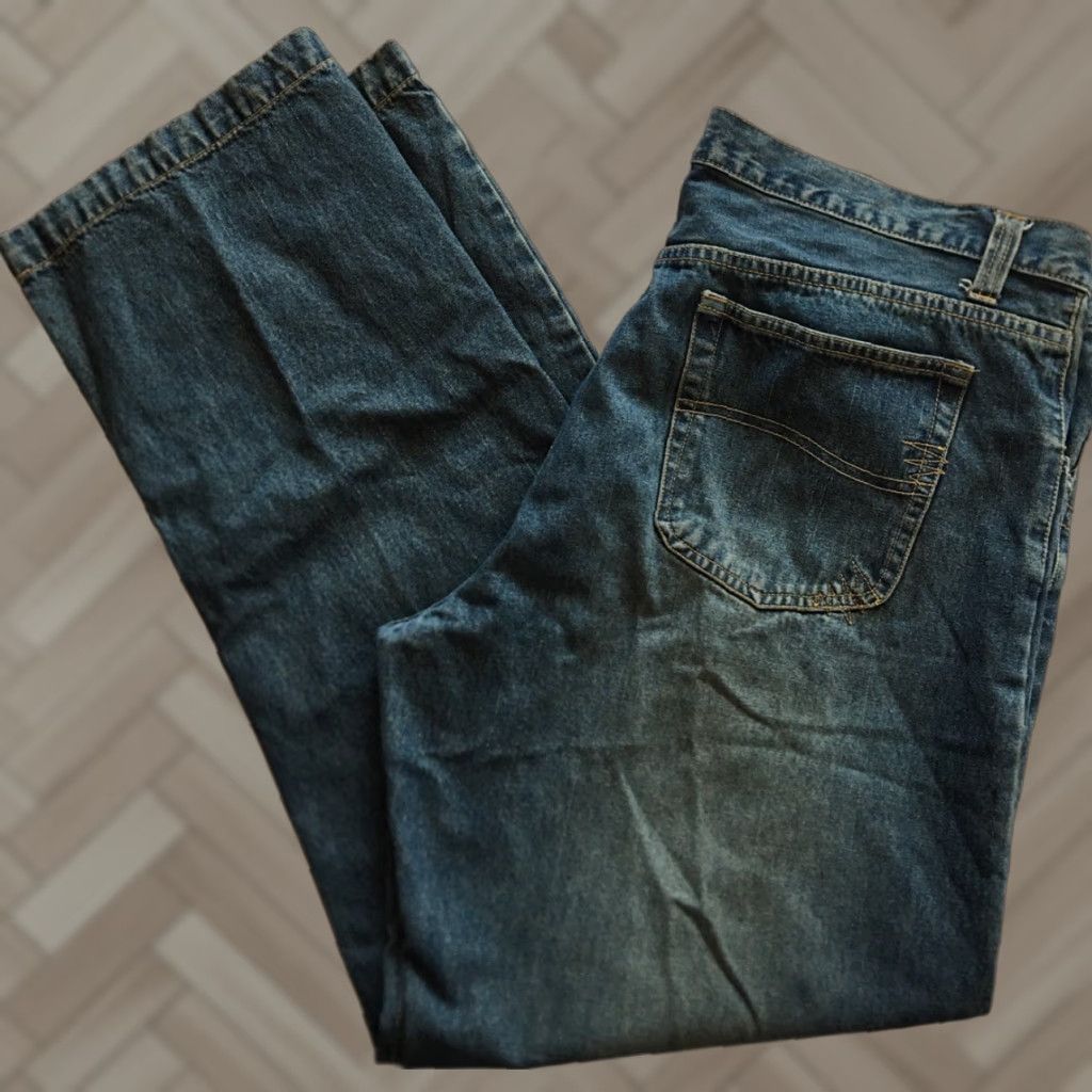 Denime VINTAGE Cross Fire Jeans Men’s 38x32 Denim Work Pants 5-Pocket Straight Blue 90s Grunge Mens Size US 38 / EU 54 - 1 Thumbnail