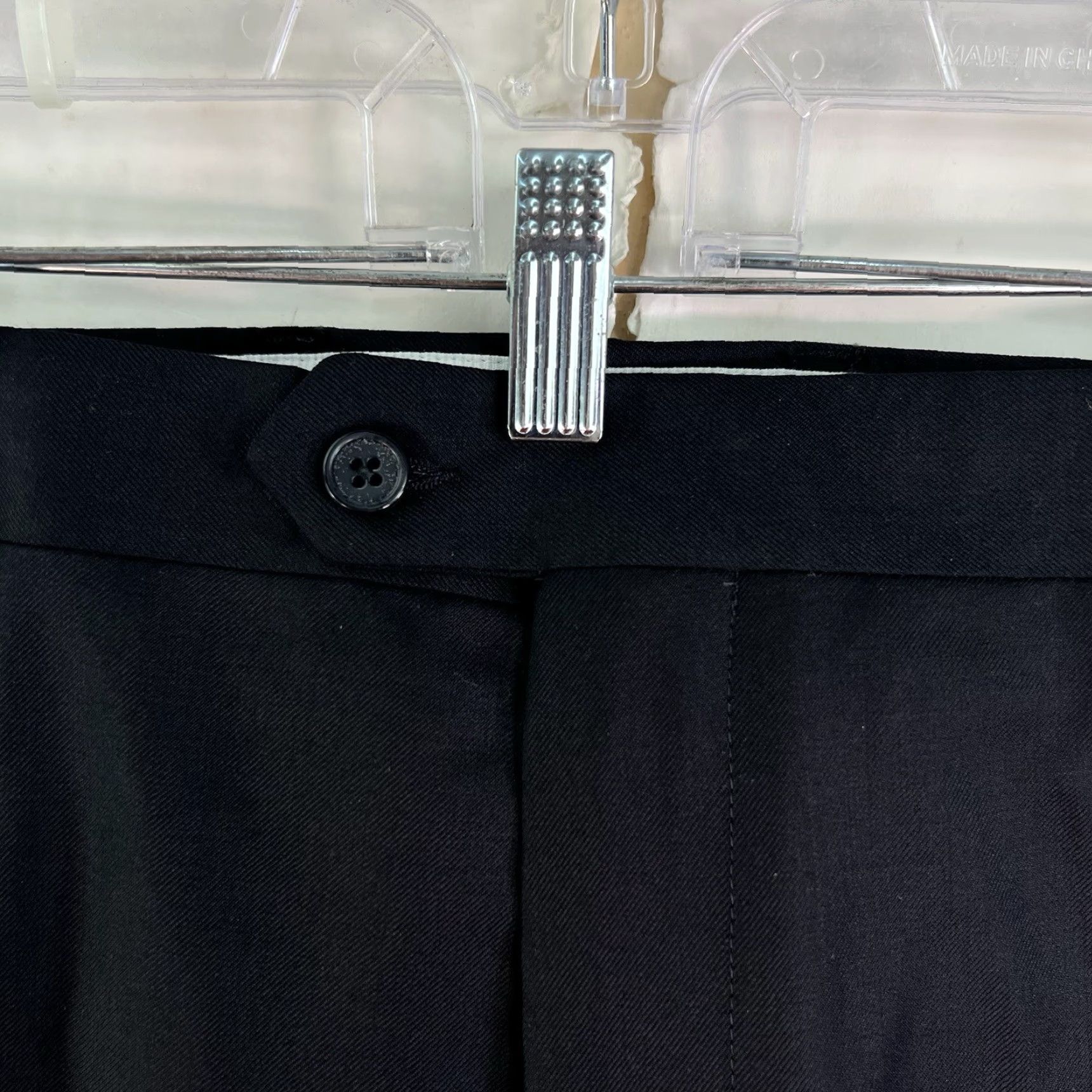 Vintage VINTAGE Santorelli Men's Dress Pants Wool Knit 50 Regular Straight Formal Italy Black Size US 34 / EU 50 - 6 Thumbnail