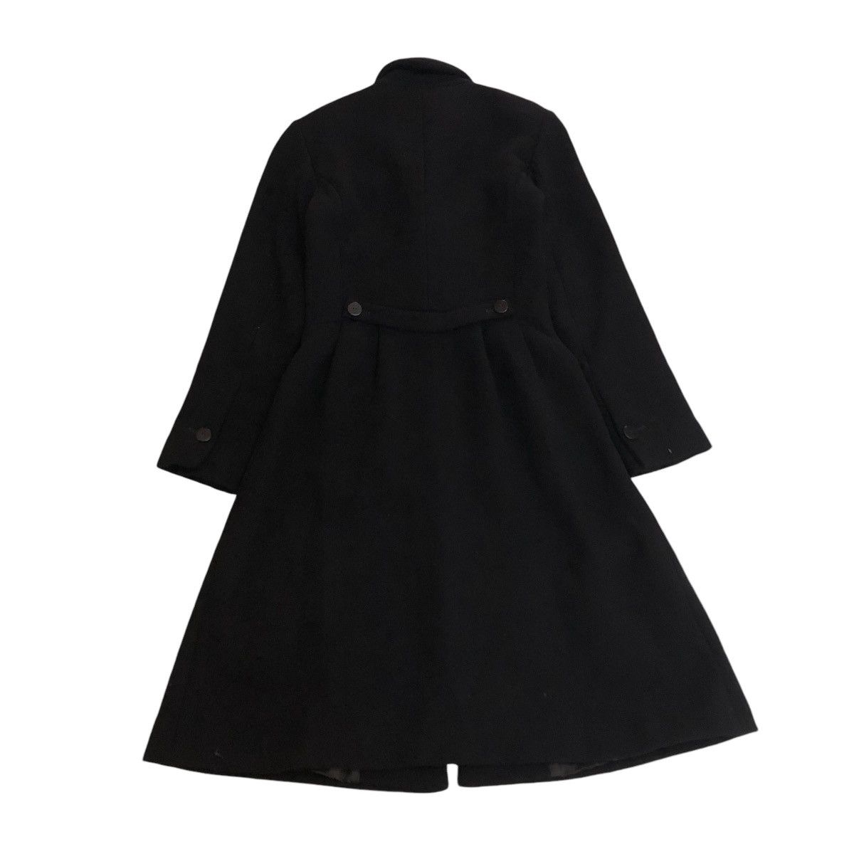 agnes b. 🔥RICH BLACK LONG JACKET AGNES B. MADE IN FRANCE Size XS / US 0-2 / IT 36-38 - 2 Thumbnail