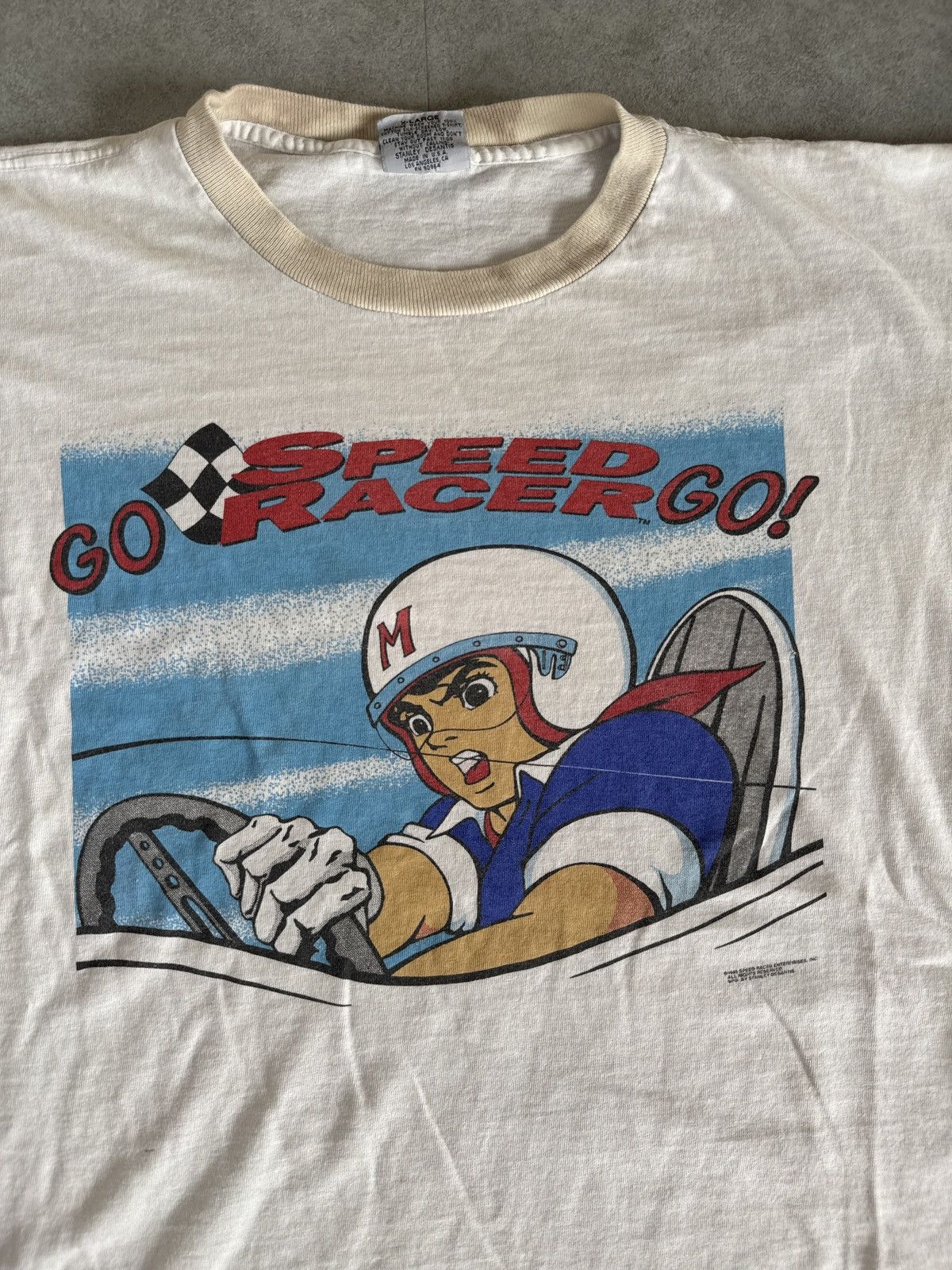 Japanese Brand × Vintage *RARE* VINTAGE 90s 1993 STANLEY DESANTIS SPEED RACER ANIME Size US XL / EU 56 / 4 - 5 Thumbnail