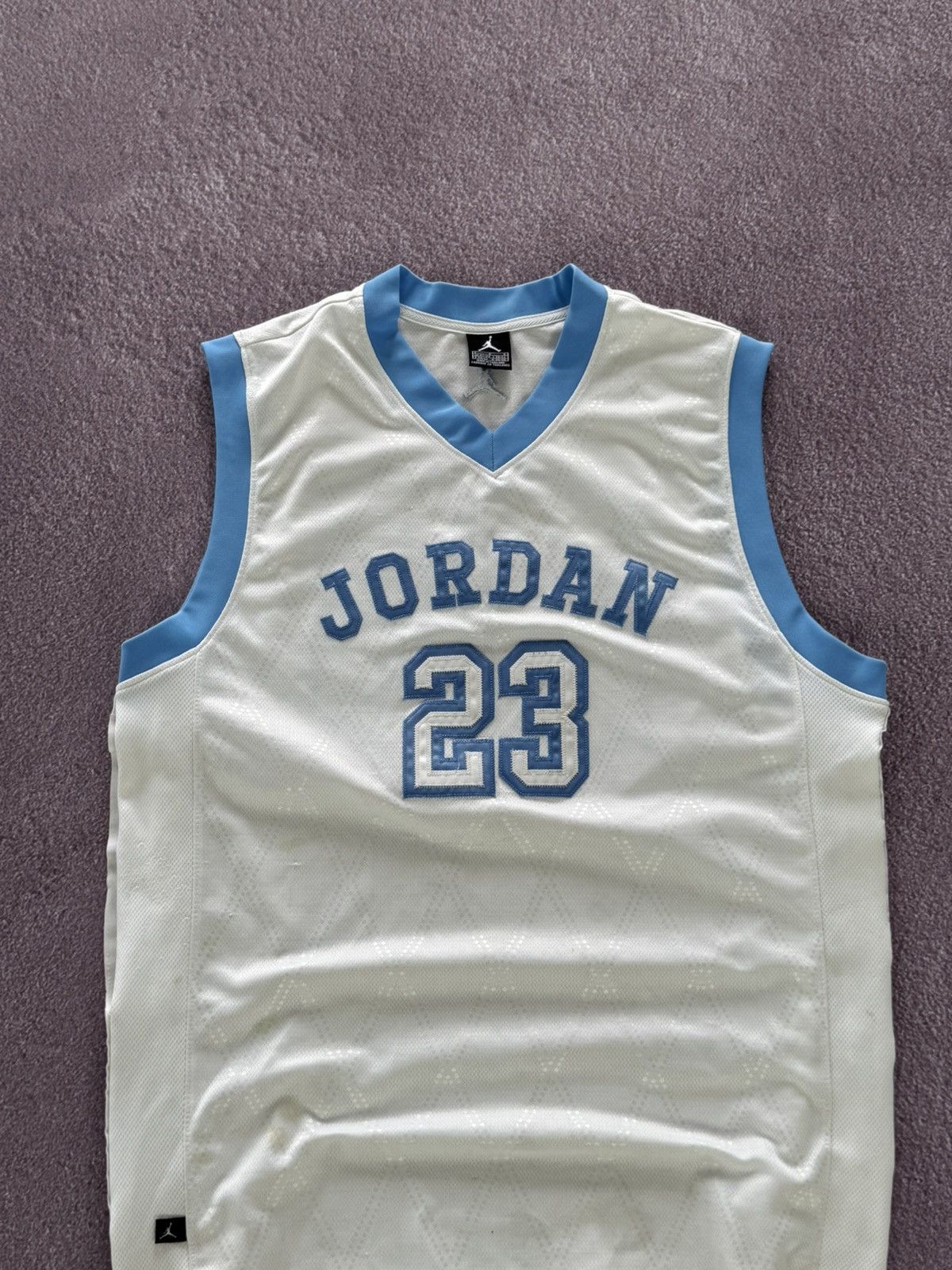 Other Vintage Michael Jordan #23 Big Logo NBA Jersey Size US L / EU 52-54 / 3 - 3 Thumbnail