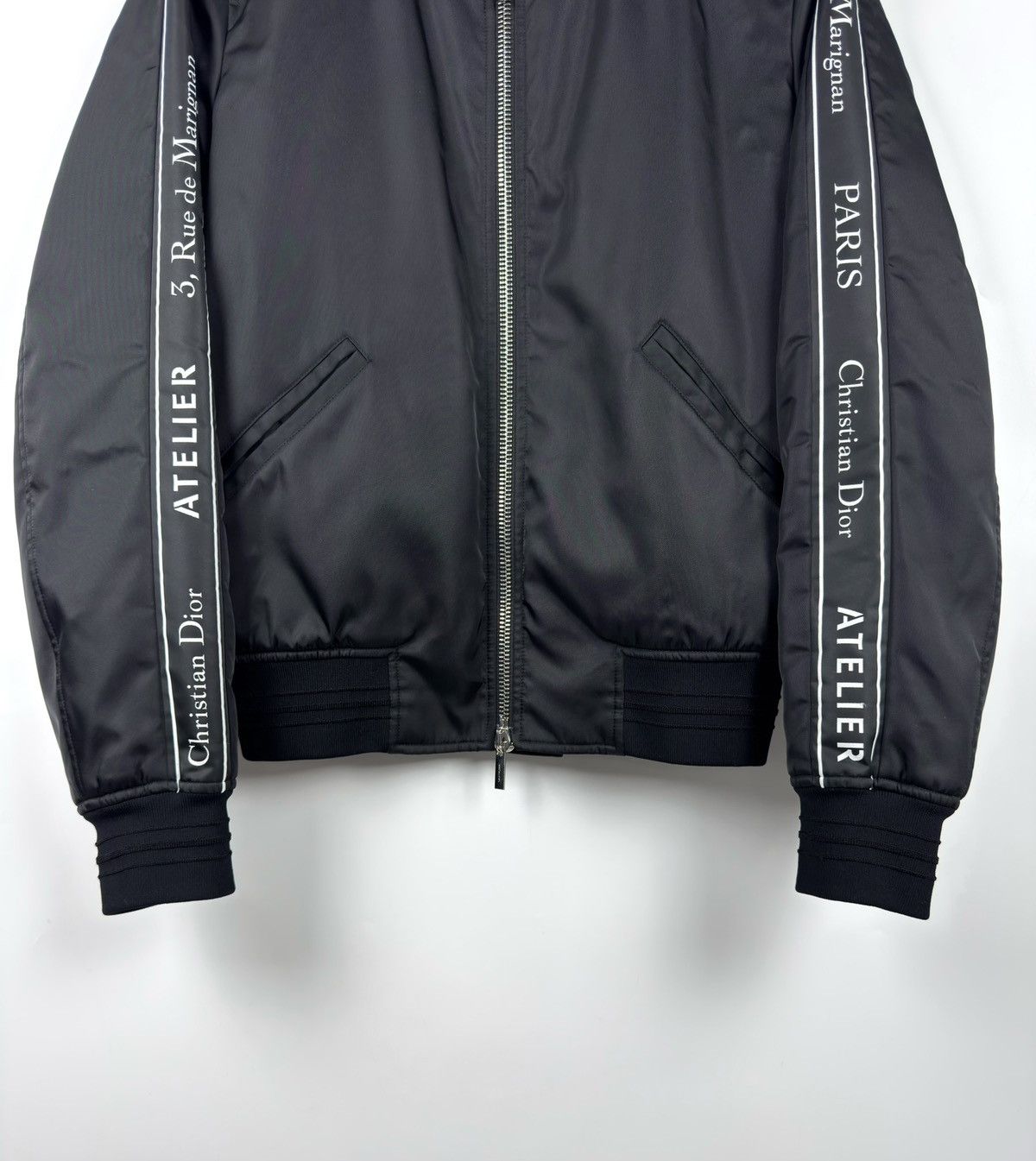 Dior Dior Homme Black Rose Embroidered Blouson Bomber Jacket Size US M / EU 48-50 / 2 - 5 Thumbnail
