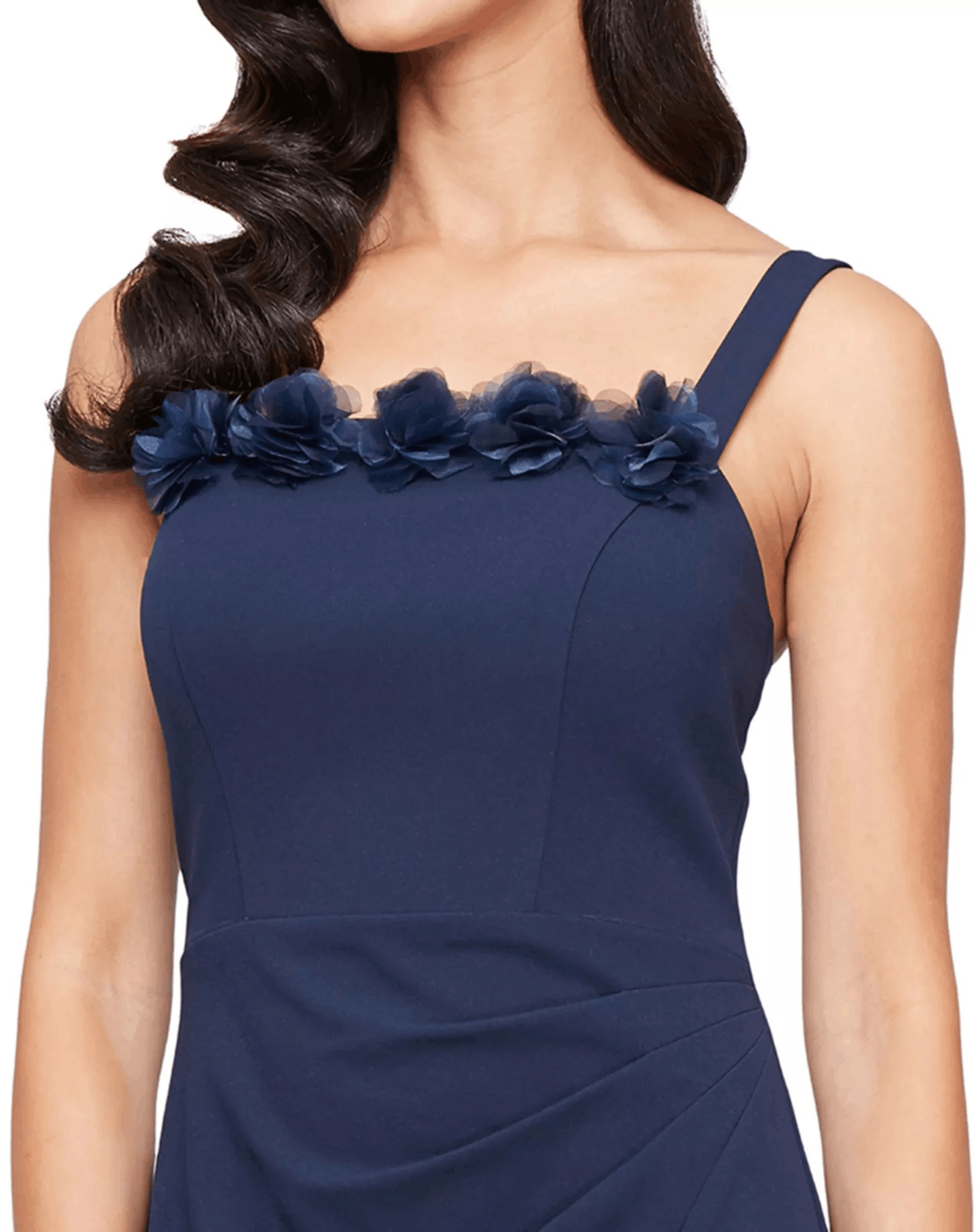 Alex Evenings Alex Evenings Women's Rosette-Trim Bolero-Jacket Gown Size 6 Size M / US 6-8 / IT 42-44 - 4 Thumbnail