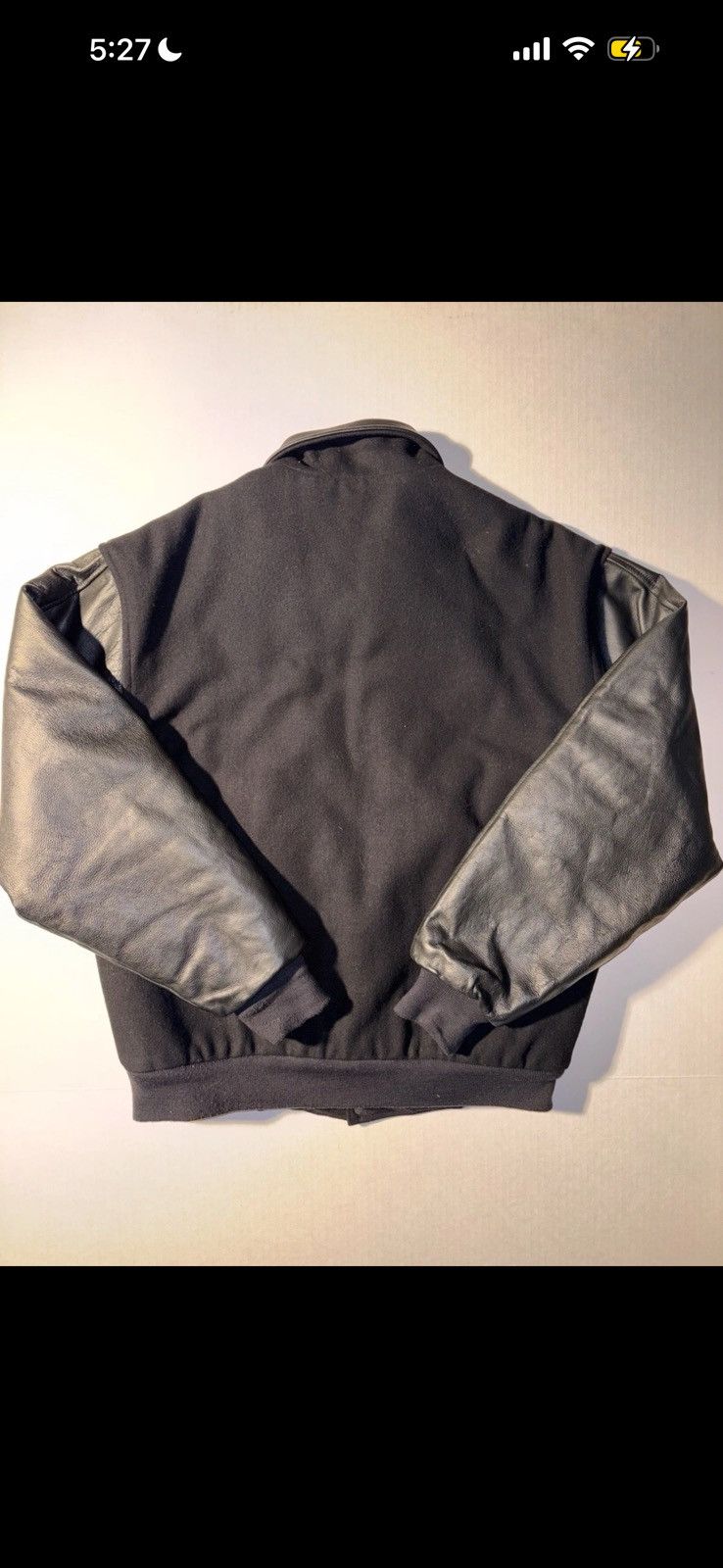 Wilsons Leather Vtg Union Line Wool Leather Varsity Bomber Letterman Jacket Size US XL / EU 56 / 4 - 8 Thumbnail