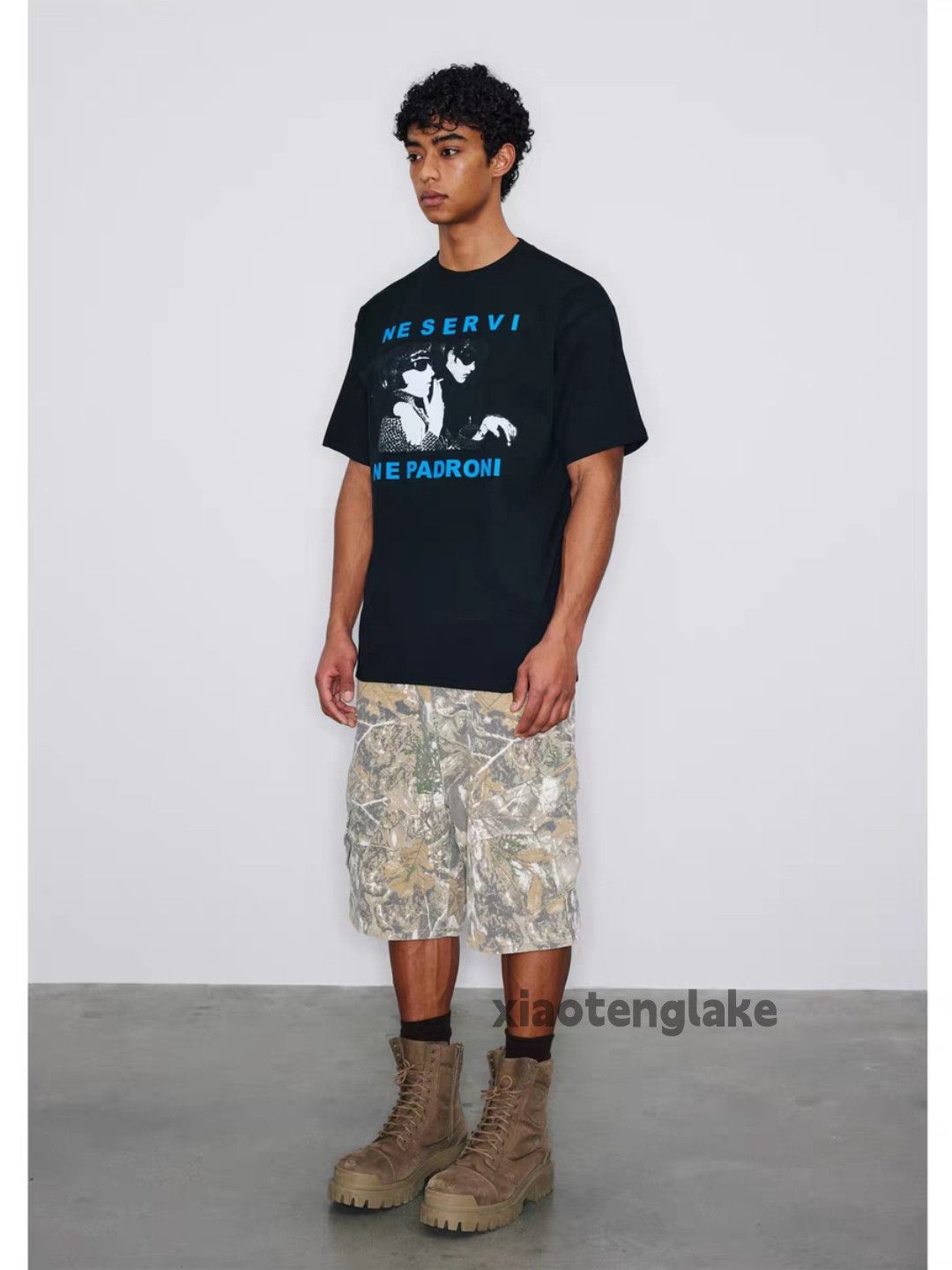 Designer × Japanese Brand × Vintage Unisex real tree camo cargo yuppie pattern skate shorts Size US 34 / EU 50 - 5 Thumbnail
