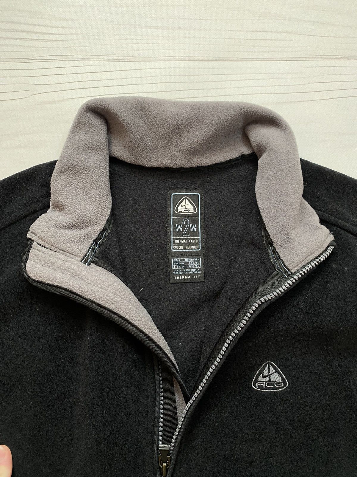 Nike ACG Vintage Nike ACG therma-fit y2k fleece vest Size US L / EU 52-54 / 3 - 10 Thumbnail