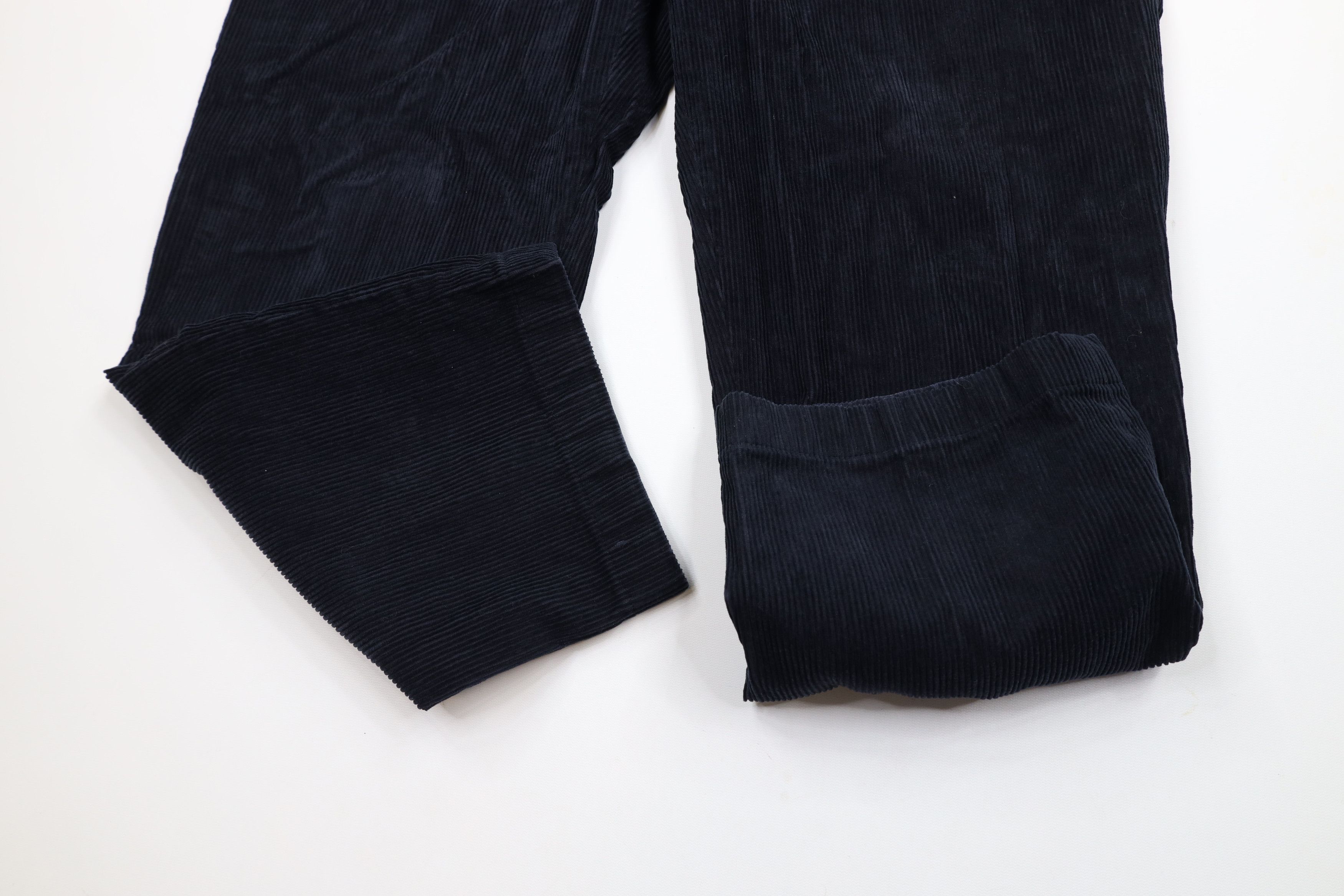Nautica × Vintage Vintage 90s Nautica Wide Leg Corduroy Chino Pants Navy Blue Size US 40 / EU 56 - 5 Thumbnail