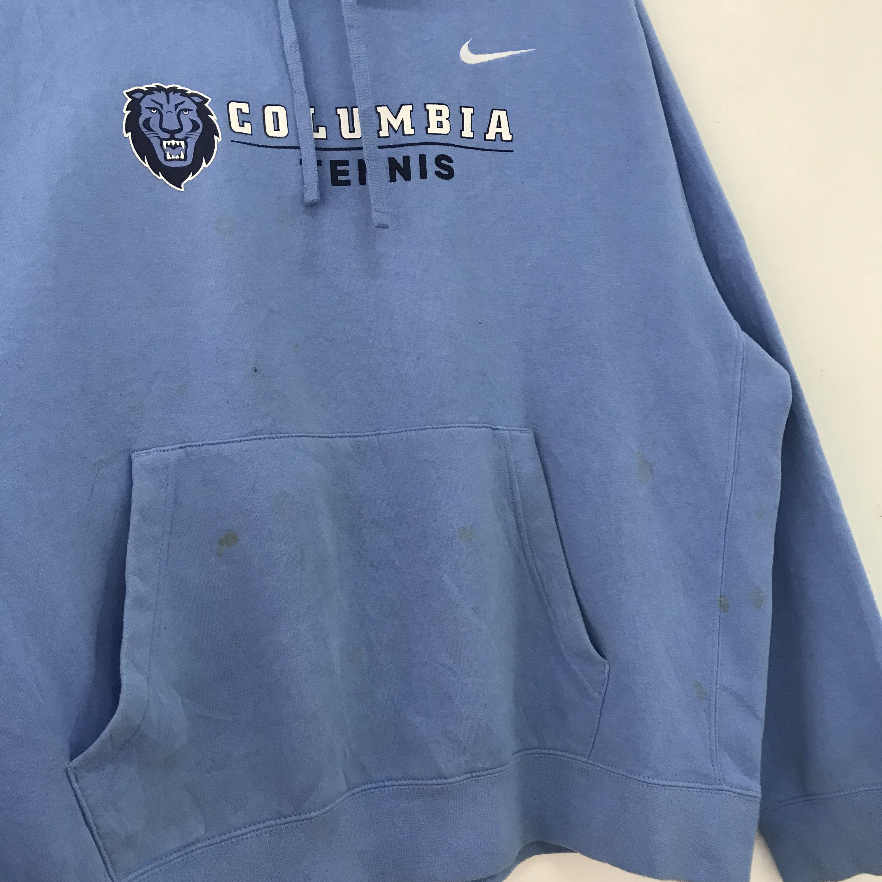 Nike Vintage Nike Swoosh Blue Sweater 2Xlarge - 409 Size US XXL / EU 58 / 5 - 5 Thumbnail