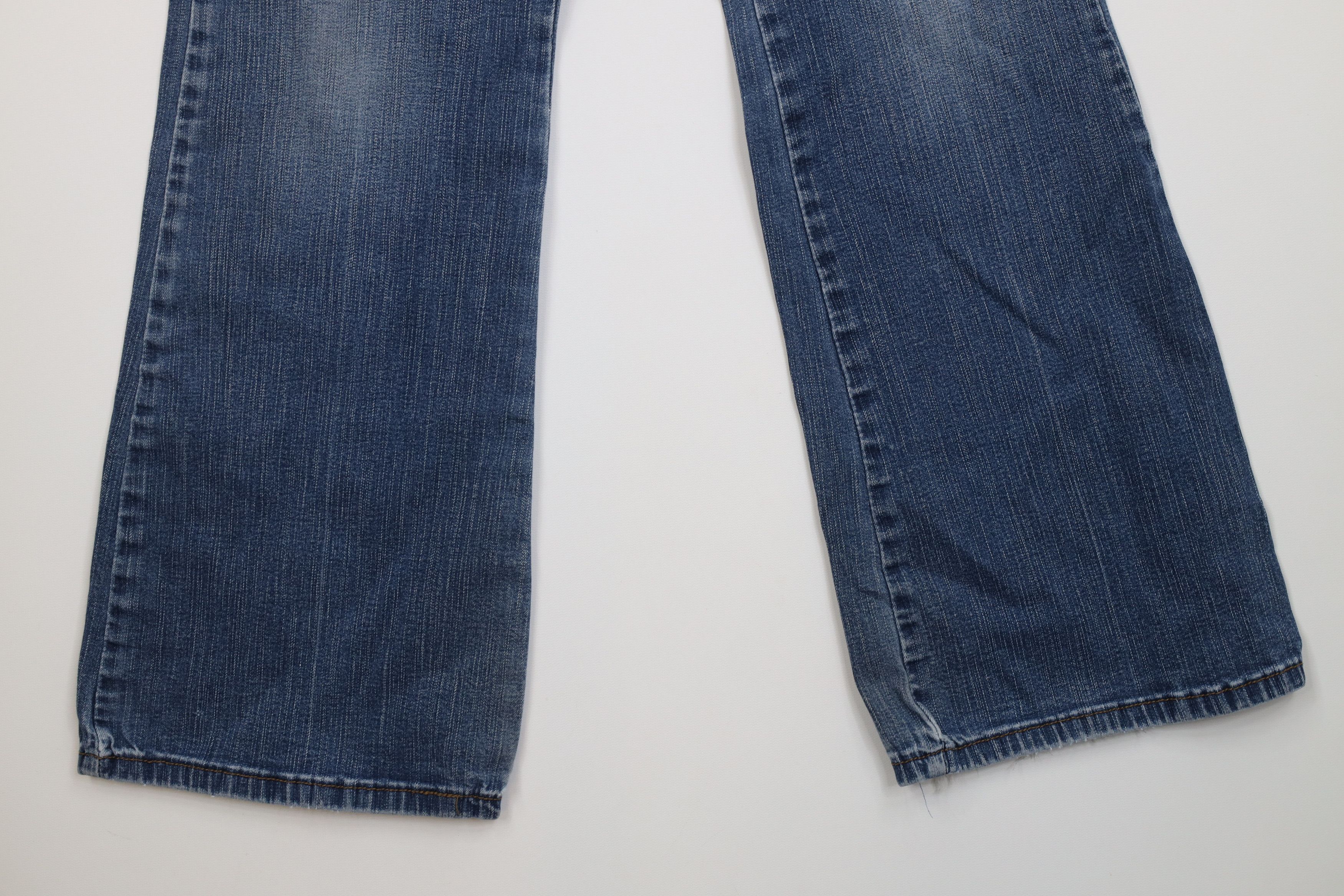 Levi's Vintage Y2K Levis 548 Slimming Stretch Flared Jeans Size 30" / US 8 / IT 44 - 4 Thumbnail