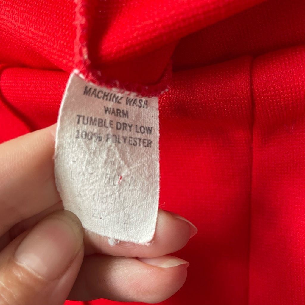 Vintage Vintage Polyester Red Pull On Shorts L 12 5” Size 34" / US 12 / IT 48 - 6 Thumbnail