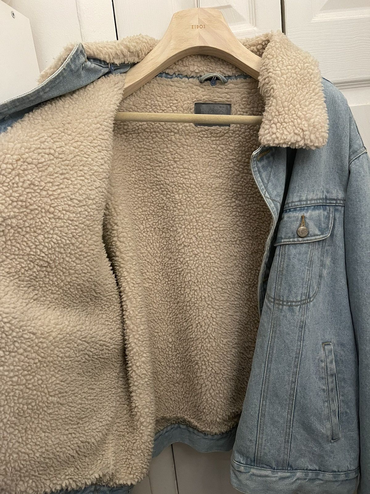 Lee × Vintage 2000’s Lee Denim Jacket with Shearling Size US XXL / EU 58 / 5 - 3 Thumbnail