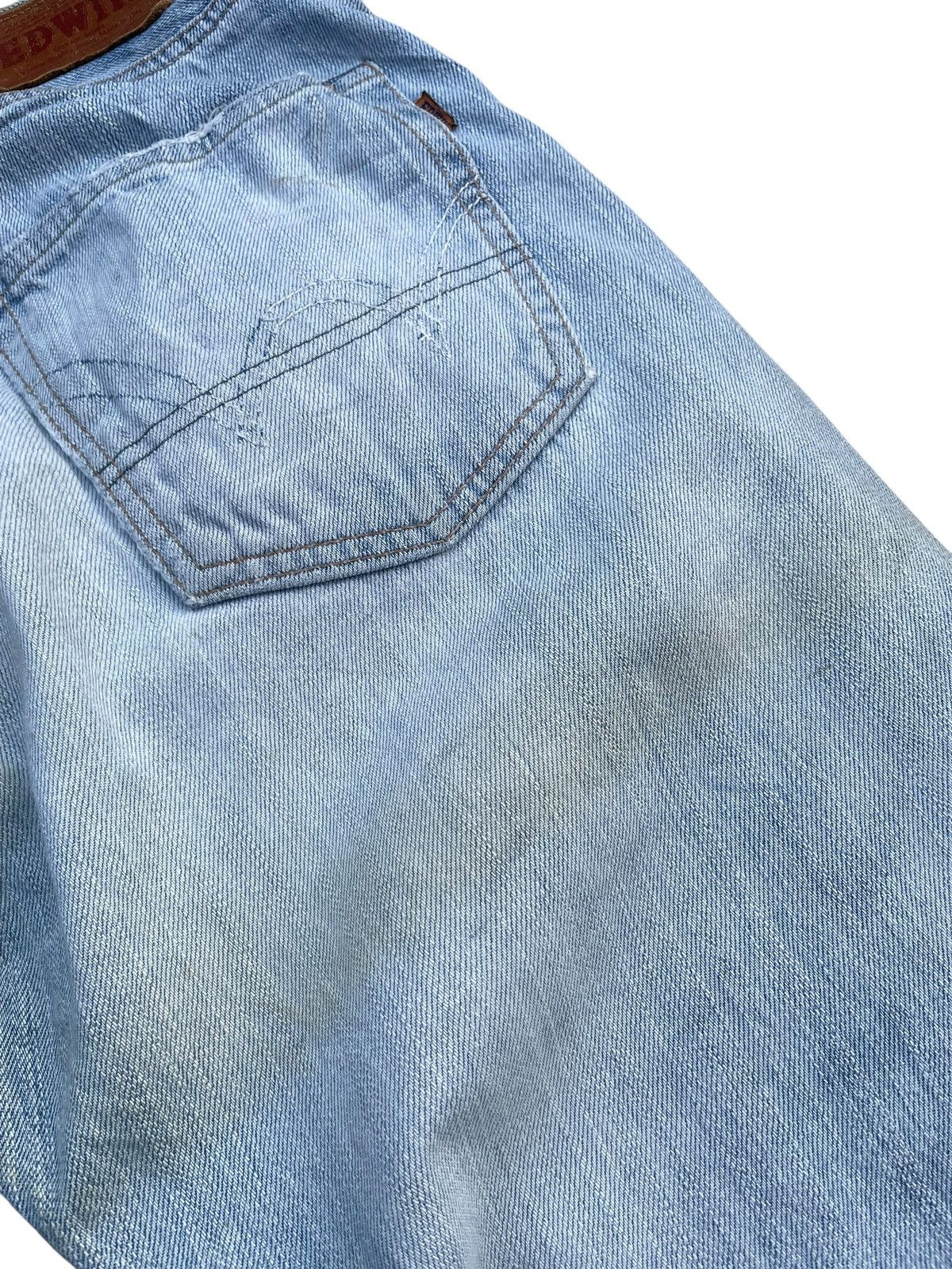 Edwin Vintage Edwin 505ZX Selvedge Distresed Jeans Size US 36 / EU 52 - 10 Thumbnail