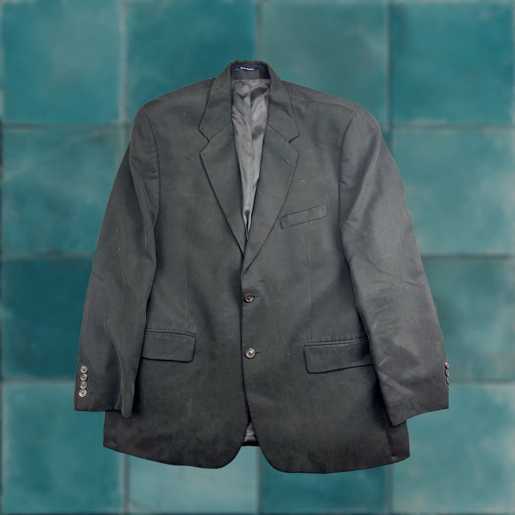 Ralph Lauren VINTAGE Ralph Lauren Dillards Blazer Jacket Men 44R Black Sport Coat Blazer / 2 Piece Suit Jacket Shirt? Size 44R - 1 Thumbnail