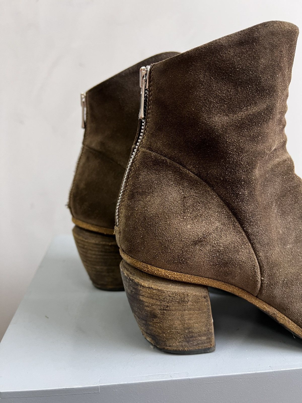 Other Suede leather OFFICEINE CREATIVE AVANT GARDE BOOTS HEEL Size US 9 / IT 39 - 9 Thumbnail