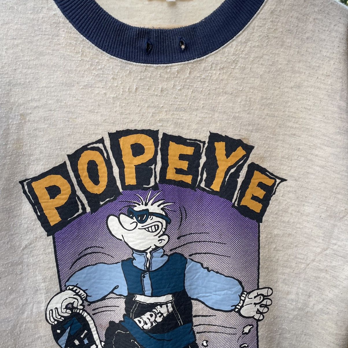 Vintage 🔥Vintage 80s Popeye Ski Art Work Big Frame Sweatshirts Size US M / EU 48-50 / 2 - 5 Thumbnail