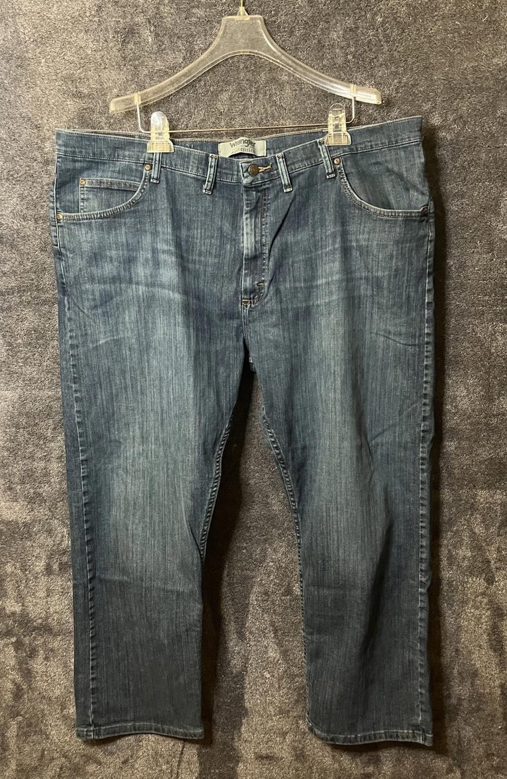 Wrangler Wrangler 42x28 Jeans Straight Leg Light Wash Stretch Denim Size US 42 / EU 58 - 1 Thumbnail