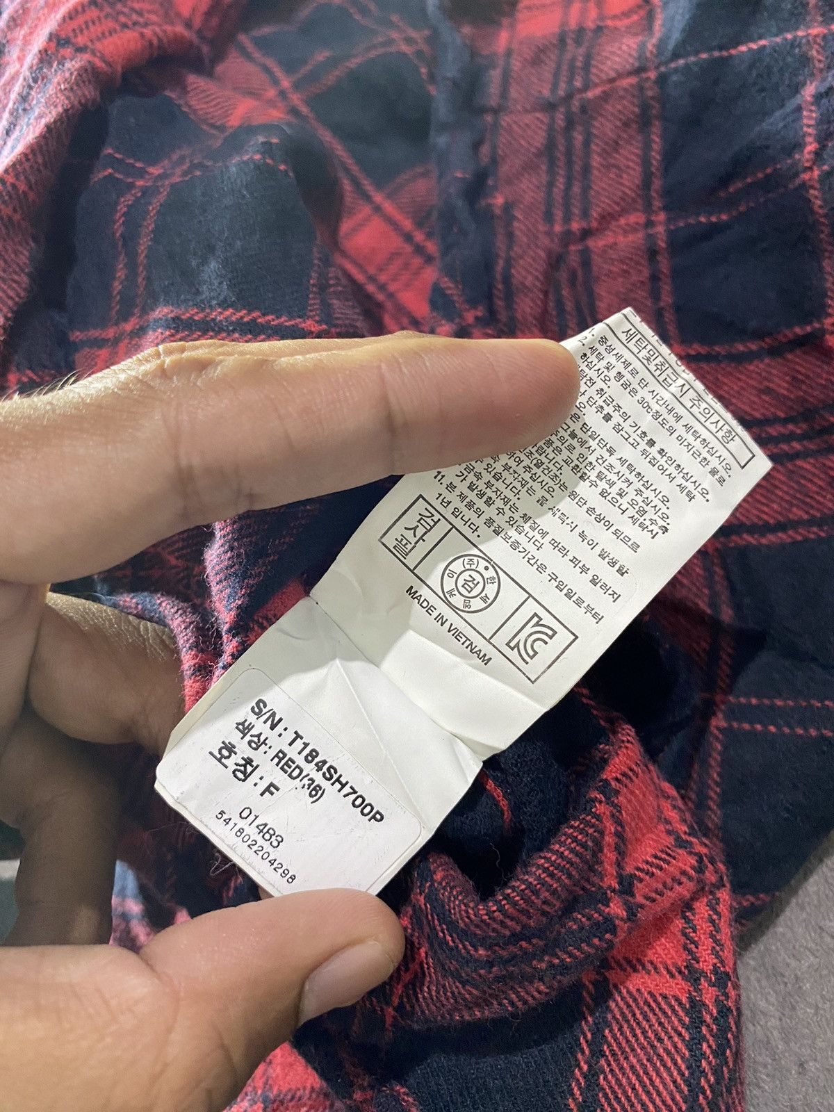 Le Grande Bleu (L.G.B.) Japanese tbj nearby faux fur tartan hoodie Size US L / EU 52-54 / 3 - 7 Thumbnail