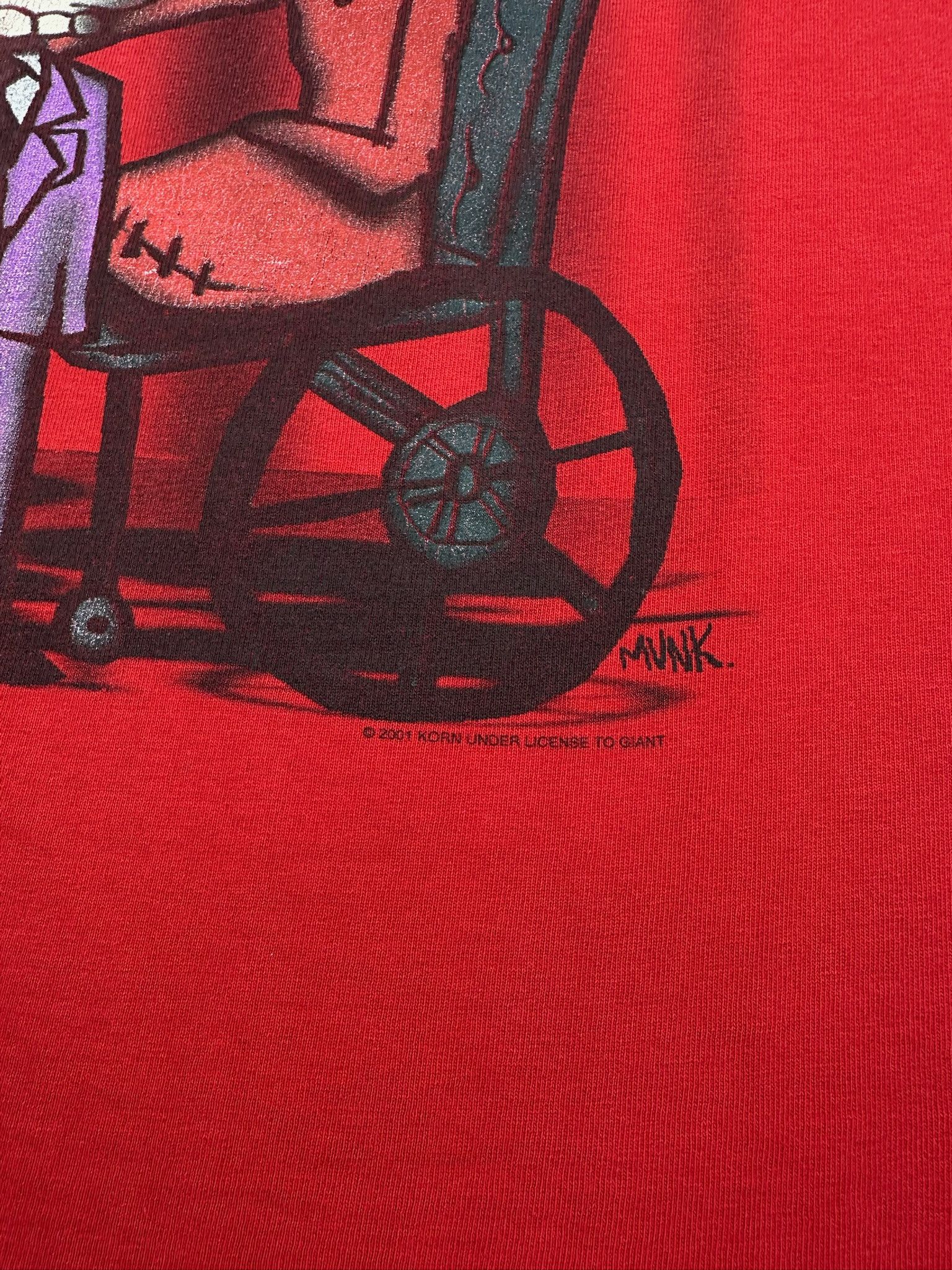 Band Tees Vintage Korn Tshirt Size US XXL / EU 58 / 5 - 4 Thumbnail
