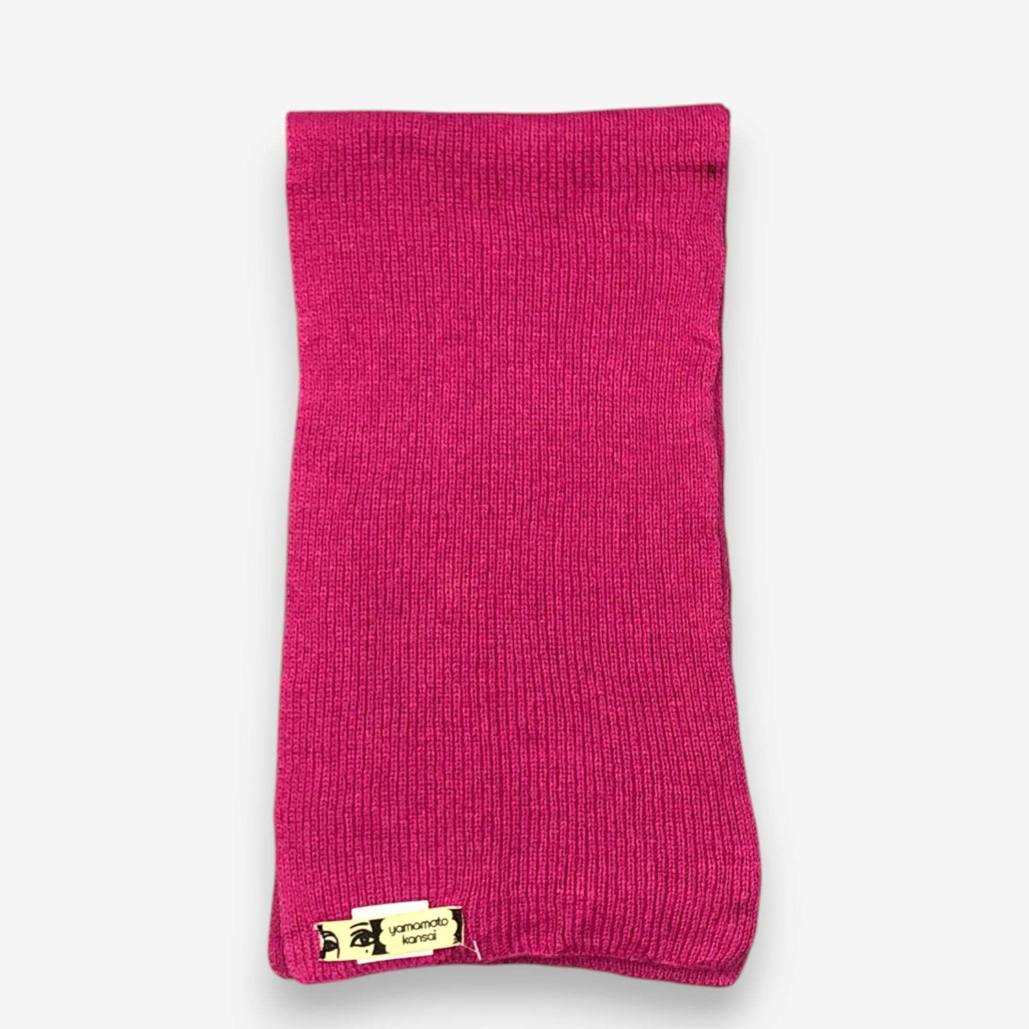 Kansai Yamamoto Vintage Yamamoto Kansai Scarf Muffler Wool Knit Scarves Size ONE SIZE - 3 Thumbnail