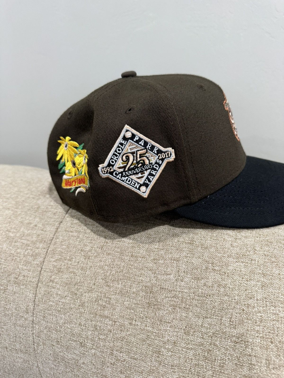 New Era EWDIL - Lord Fubu Orioles fitted size 7 1/8 brown/black Size ONE SIZE - 4 Thumbnail