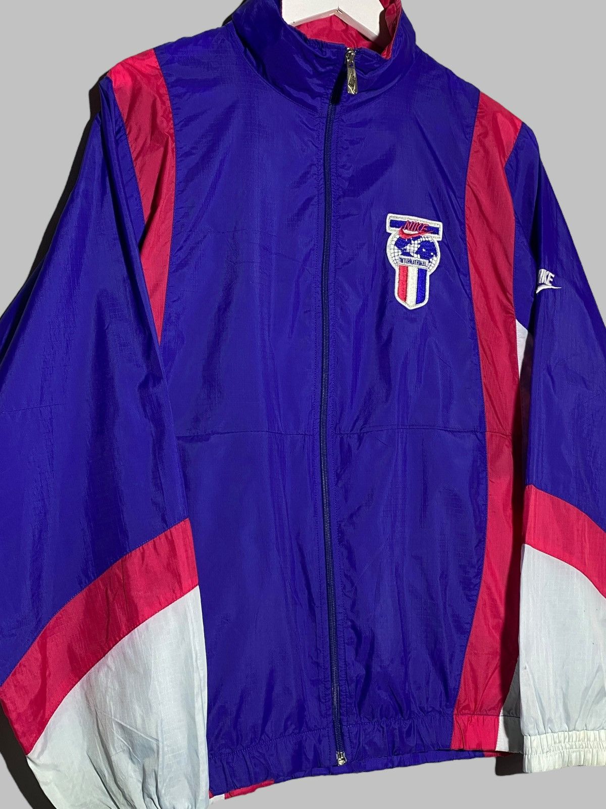 Nike 🔥 90S NIKE INTERNATIONAL NYLON TRACK JACKET RARE STYLE RETRO Size US M / EU 48-50 / 2 - 3 Thumbnail