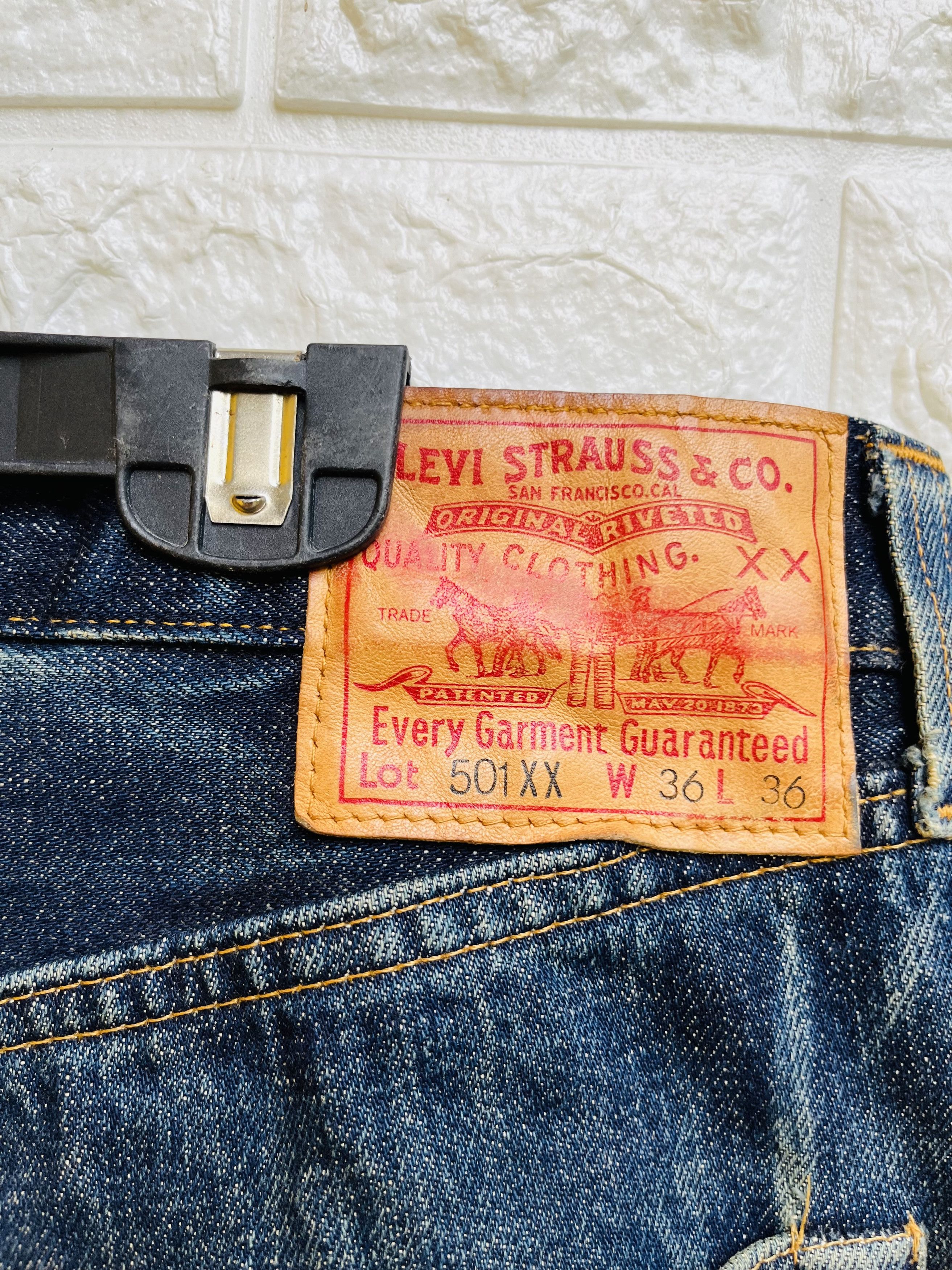 Levi's Vintage Clothing Vintage 80s Levis Big E Designer Fashion Style Size US 31 - 6 Thumbnail