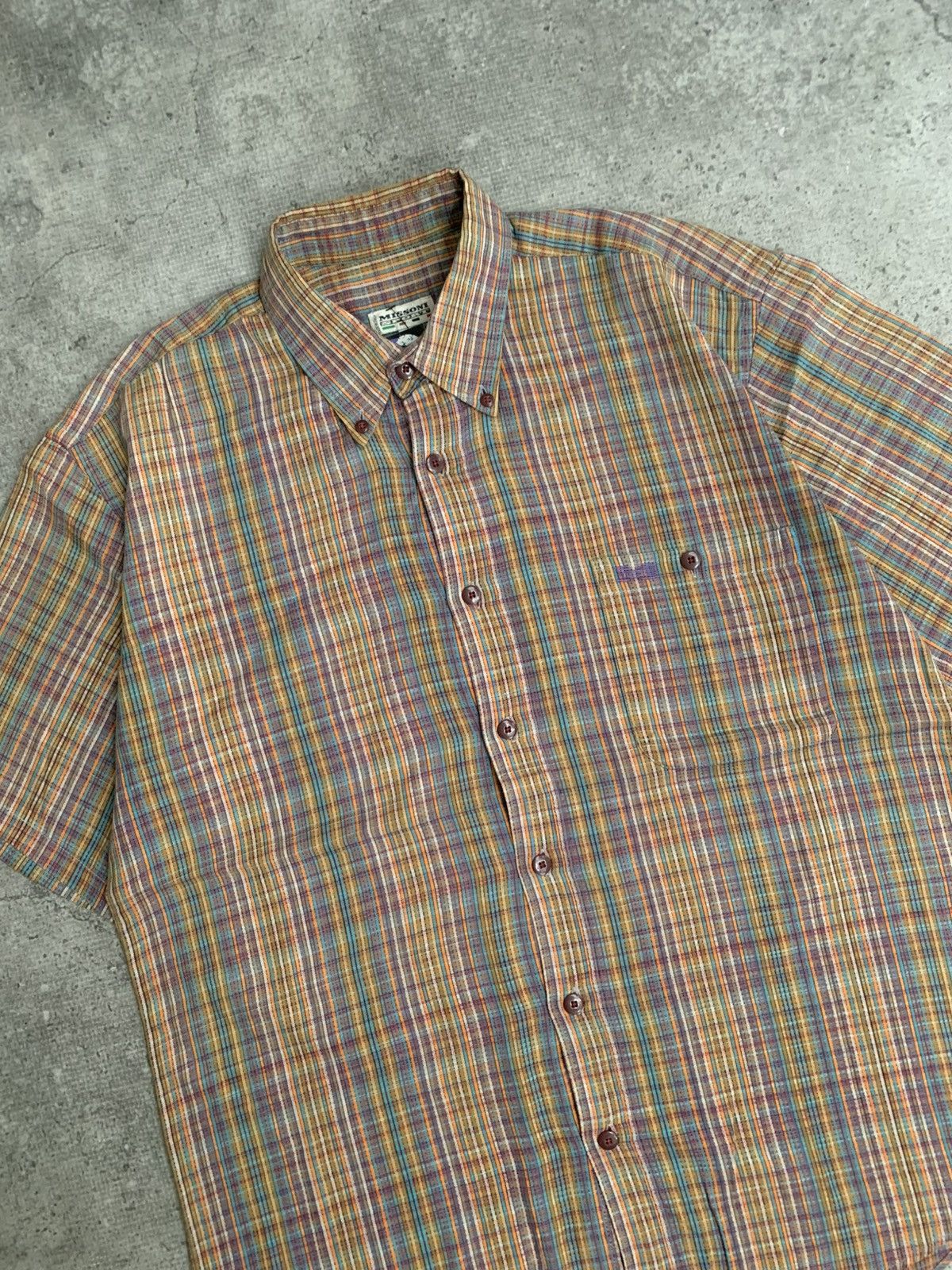 Missoni MISSONI PLAID SHIRT Size US L / EU 52-54 / 3 - 2 Thumbnail