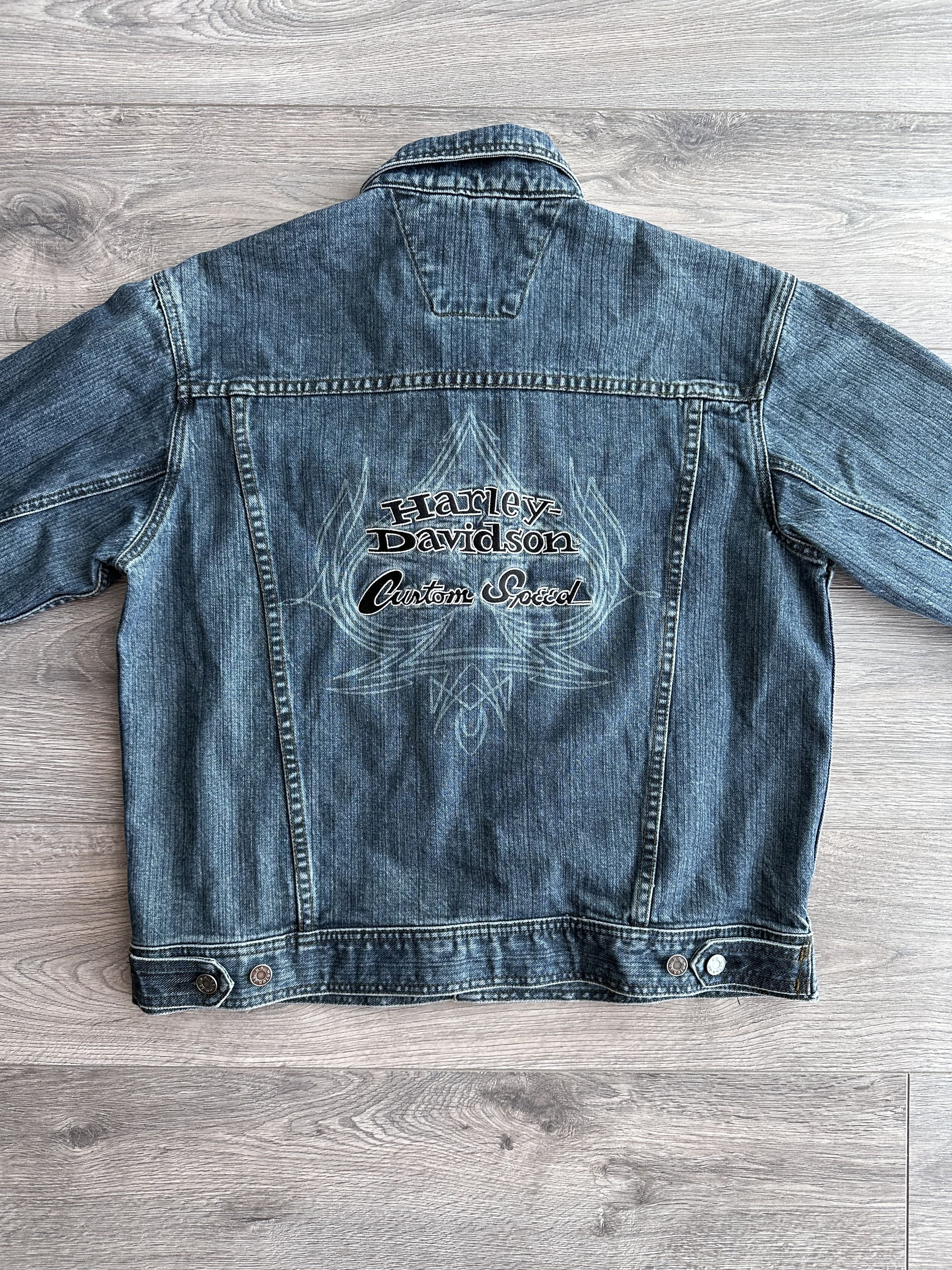 Harley Davidson Harley Davidson Vintage Jeans Jacket Size US M / EU 48-50 / 2 - 6 Thumbnail