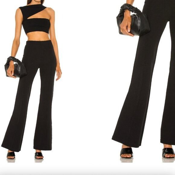 GAUGE81 Gauge81 Savanna Pant Black Wide Leg Pants Front Seam Pull On Size 27" / US 4 / IT 40 - 1 Thumbnail