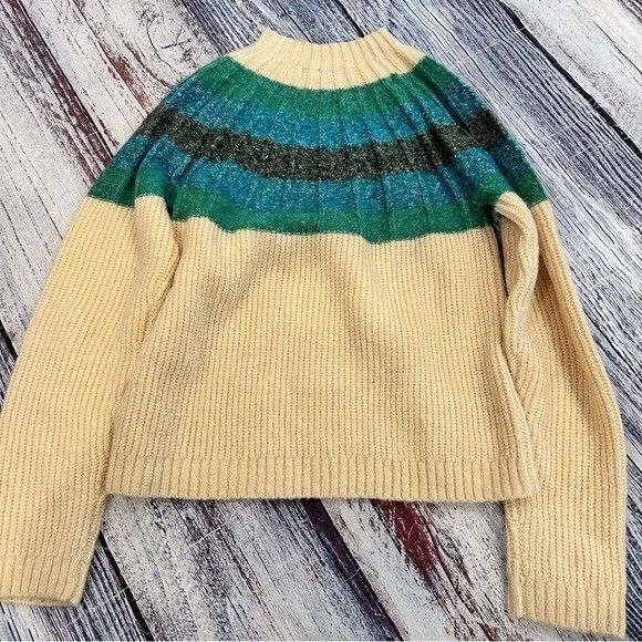 Other Greylin Striped Multicolor Mock Neck Sweater Size XS / US 0-2 / IT 36-38 - 4 Thumbnail