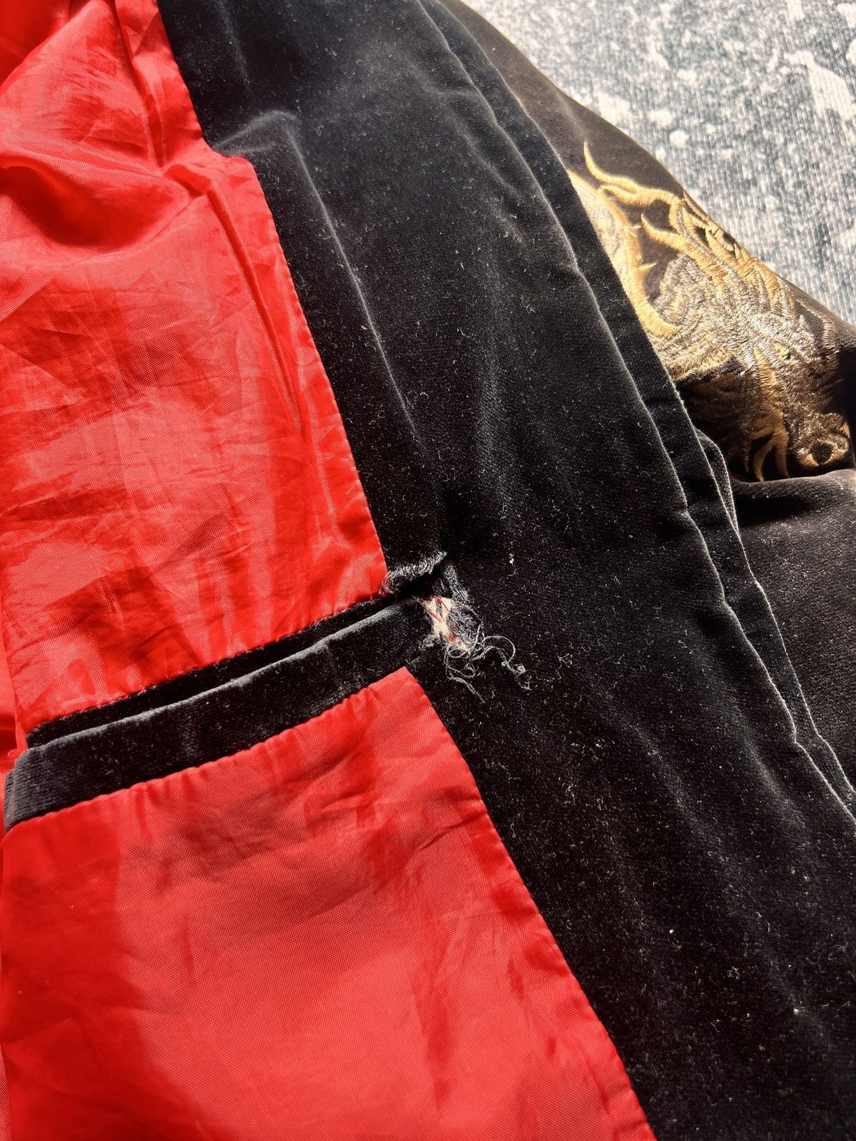 Dulcamara Japan Vtg Velvet Sukajan Japan Yokosuka Souvenir Jacket Size US XL / EU 56 / 4 - 20 Thumbnail