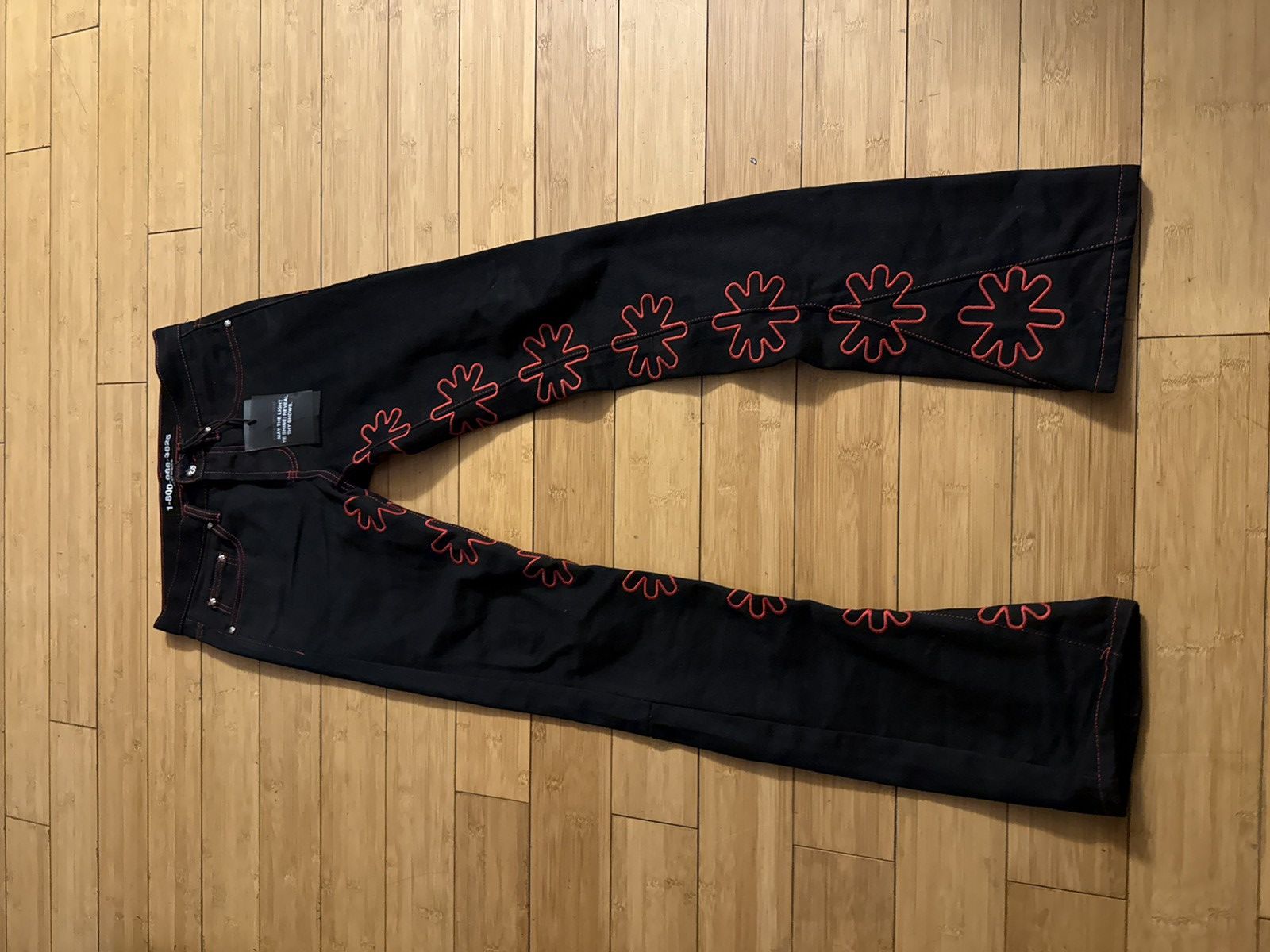 LOSTSHDWS Lostshdws red outline denim Size US 28 / EU 44 - 5 Thumbnail