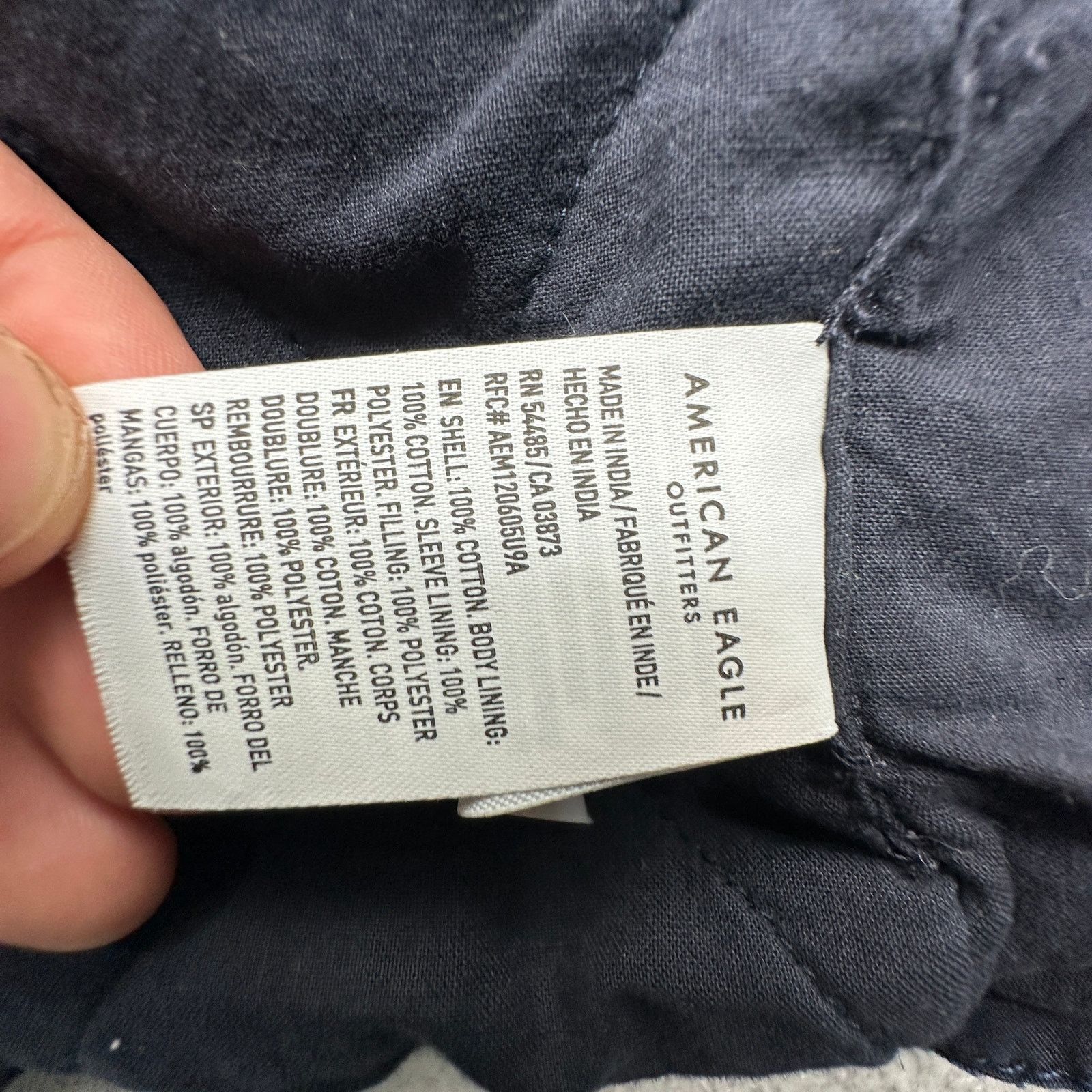 American Eagle Outfitters American Eagle Utility Insulated Work Jacket Small Navy Blue Size US S / EU 44-46 / 1 - 8 Thumbnail