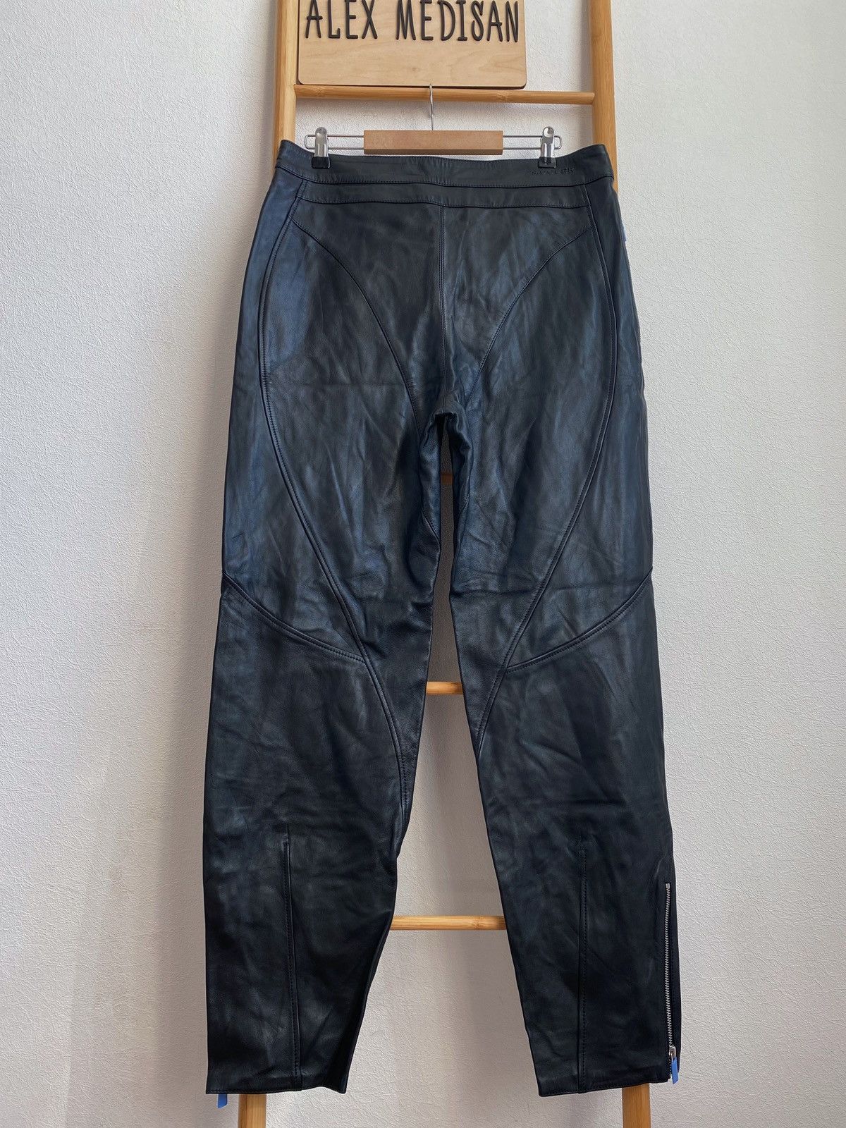 Mugler Mugler x H&M Leather Pants Size US 34 / EU 50 - 13 Thumbnail