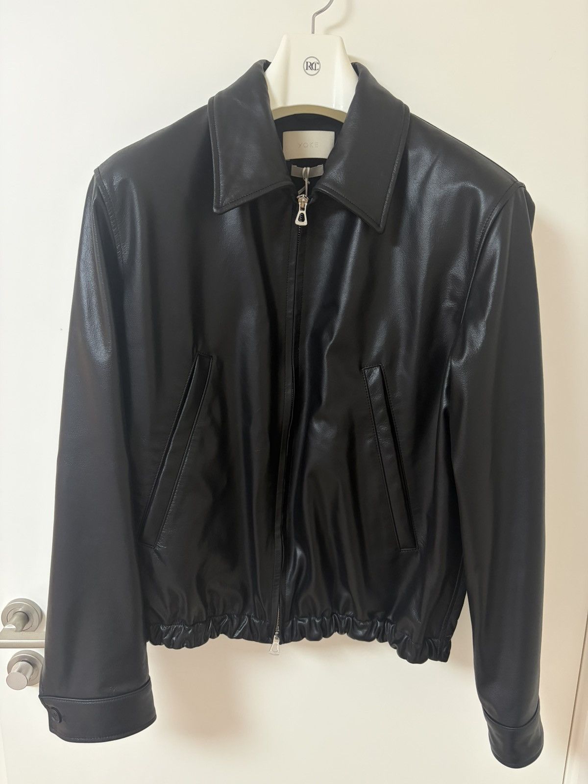 YOKE yoke leather zip blouson | Grailed