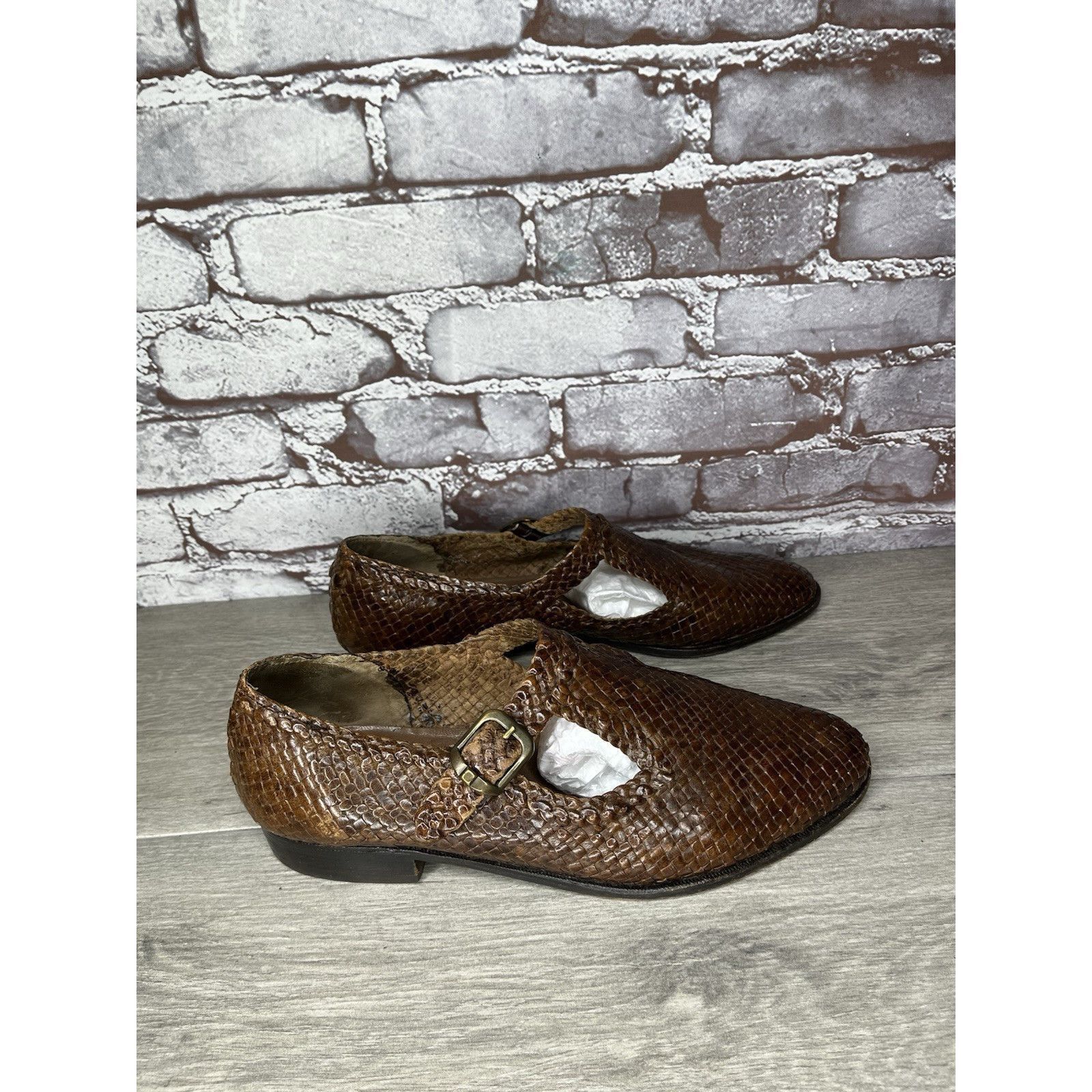 Bally VTG Bally Seville Leather Woven Monk Strap Loafers Shoes Bro Size US 8.5 / EU 41-42 - 5 Thumbnail