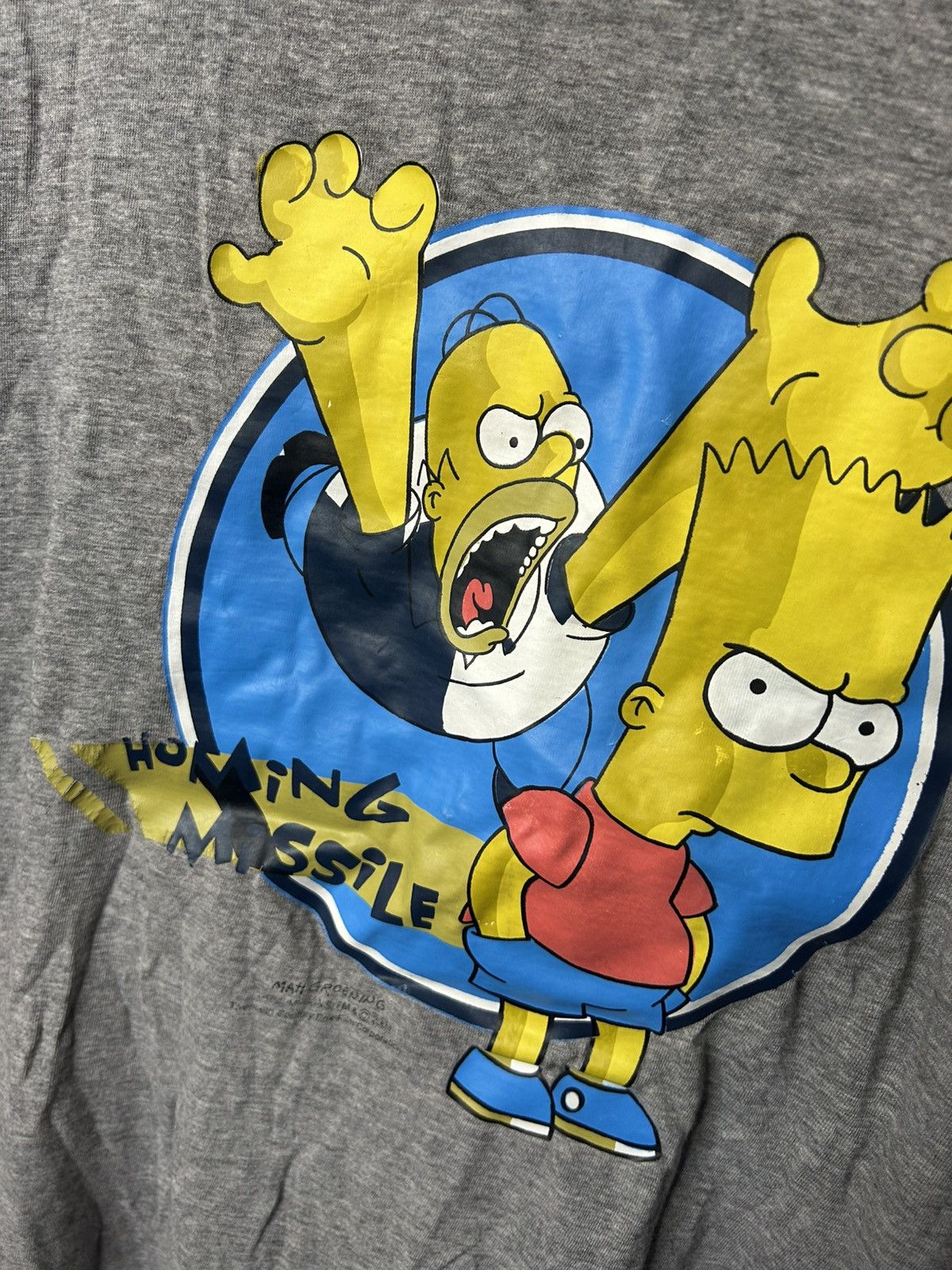 Other Vintage Simpsons “Homing Missile” Homer & Bart Tee (M) Size US M / EU 48-50 / 2 - 2 Thumbnail