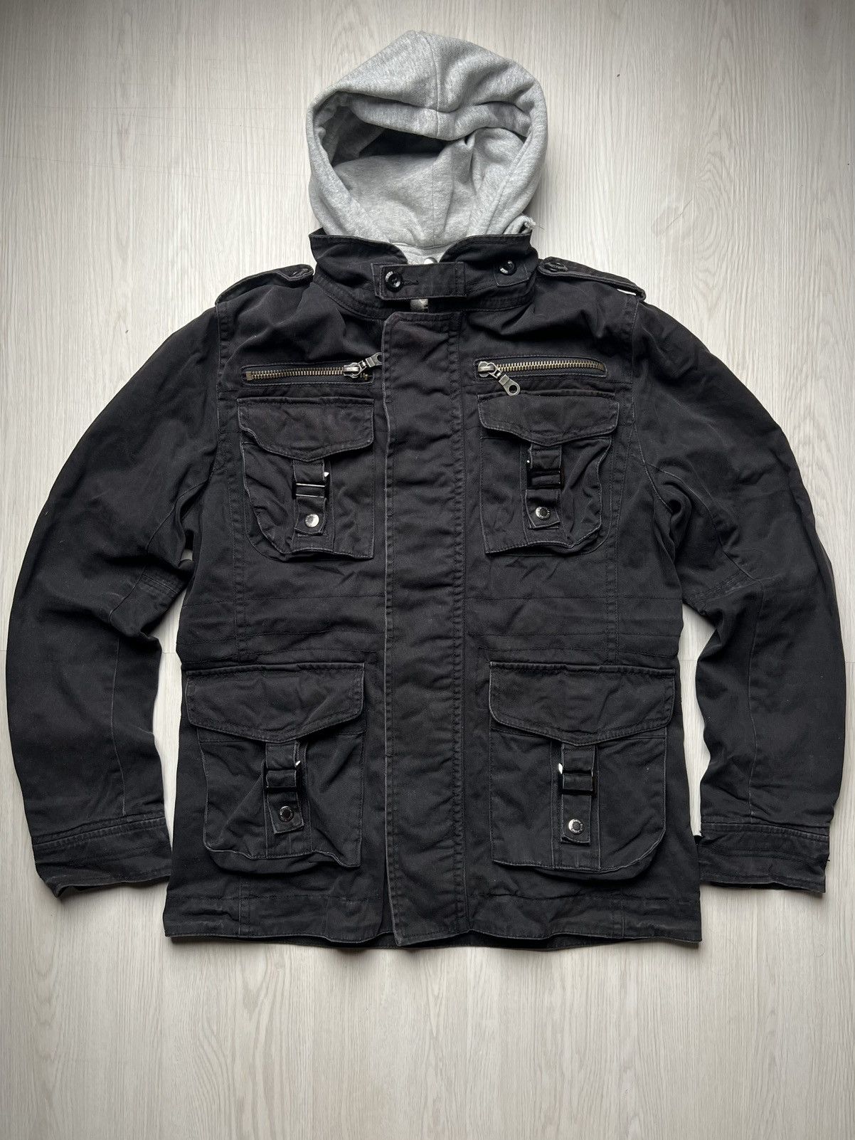 In The Attic In The Attic Hybrid Hoodie Cargos Jacket i6w9 lgb vkei style Size US L / EU 52-54 / 3 - 2 Thumbnail